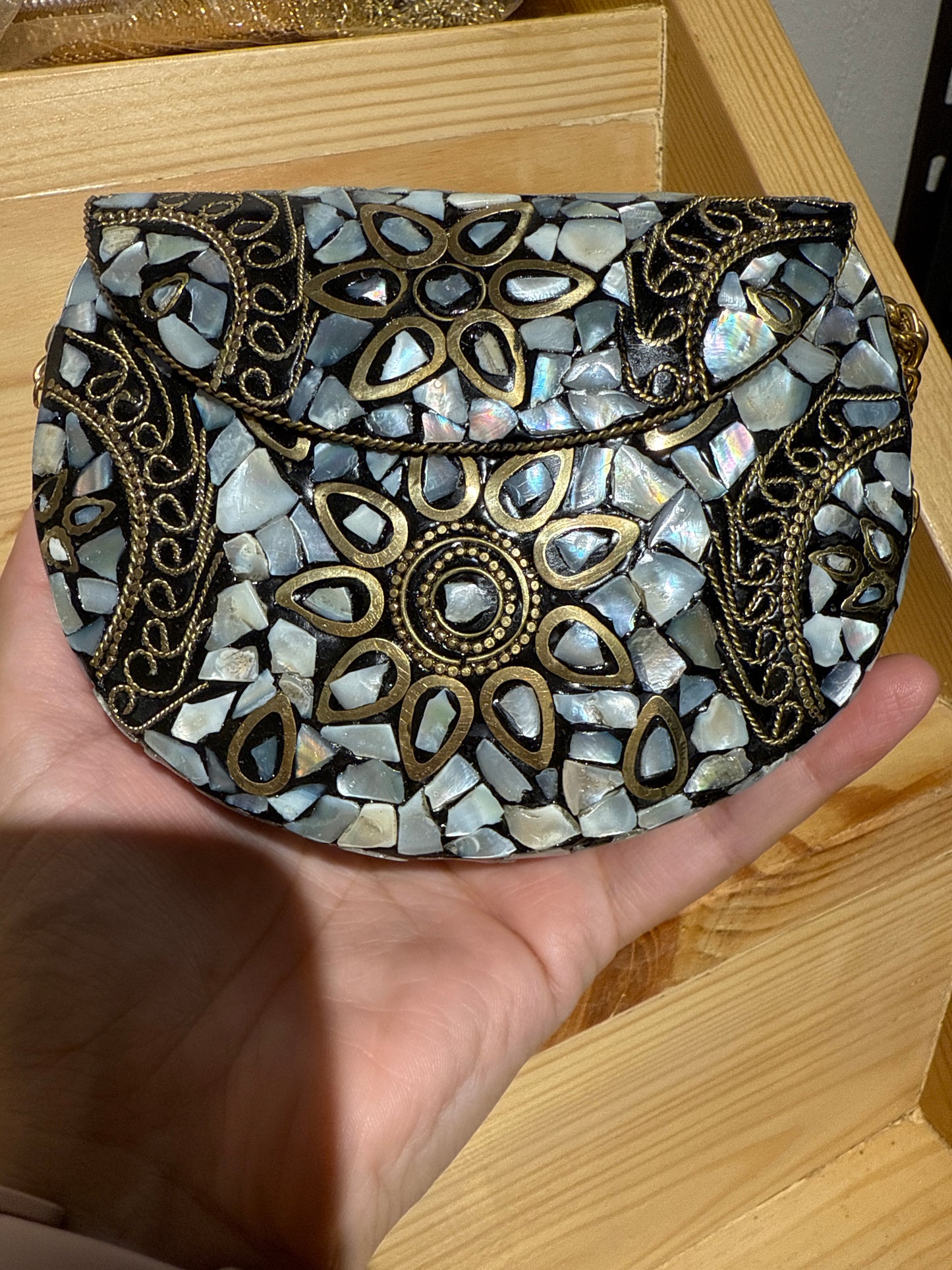 Small Natural Stones Indian Bag