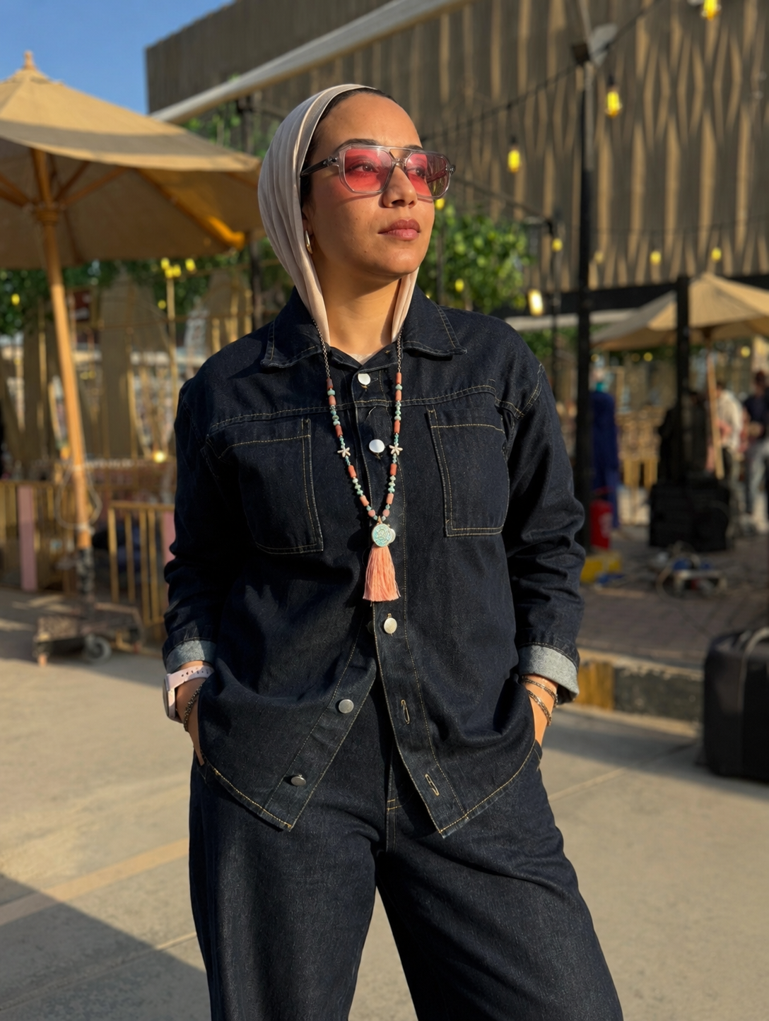 Post Woman Denim Set