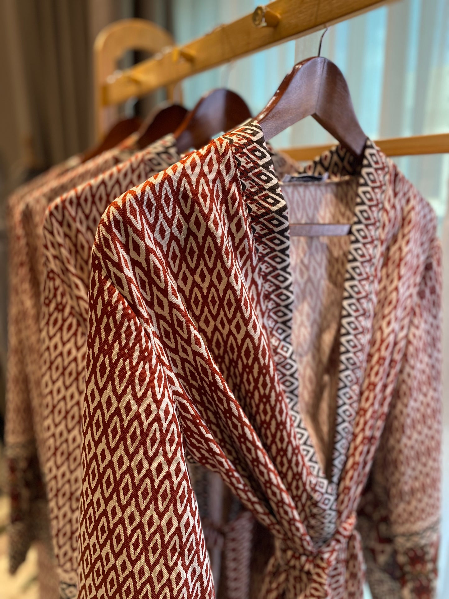 Rouge geometry cardigen