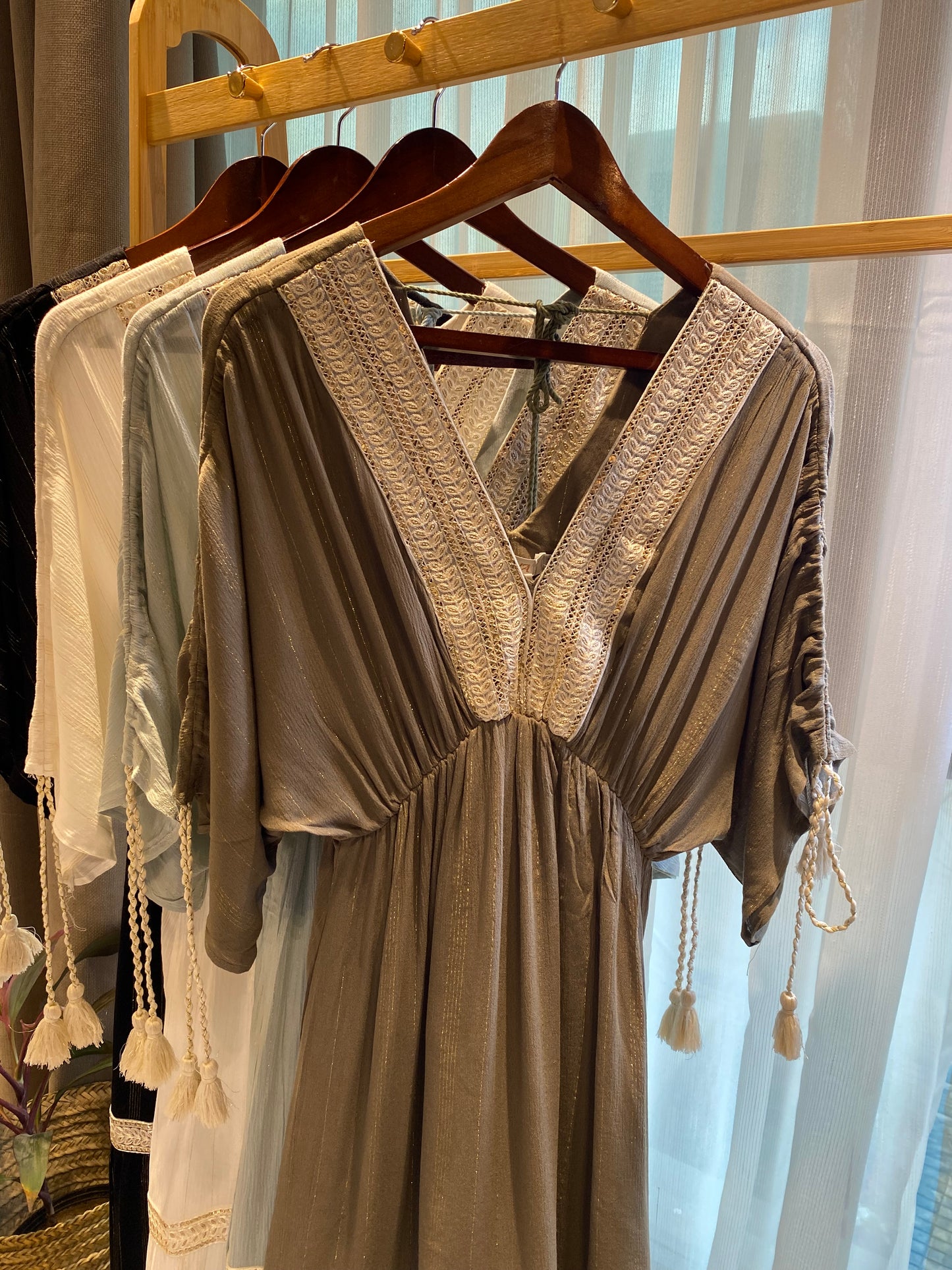 Whispering gold dress