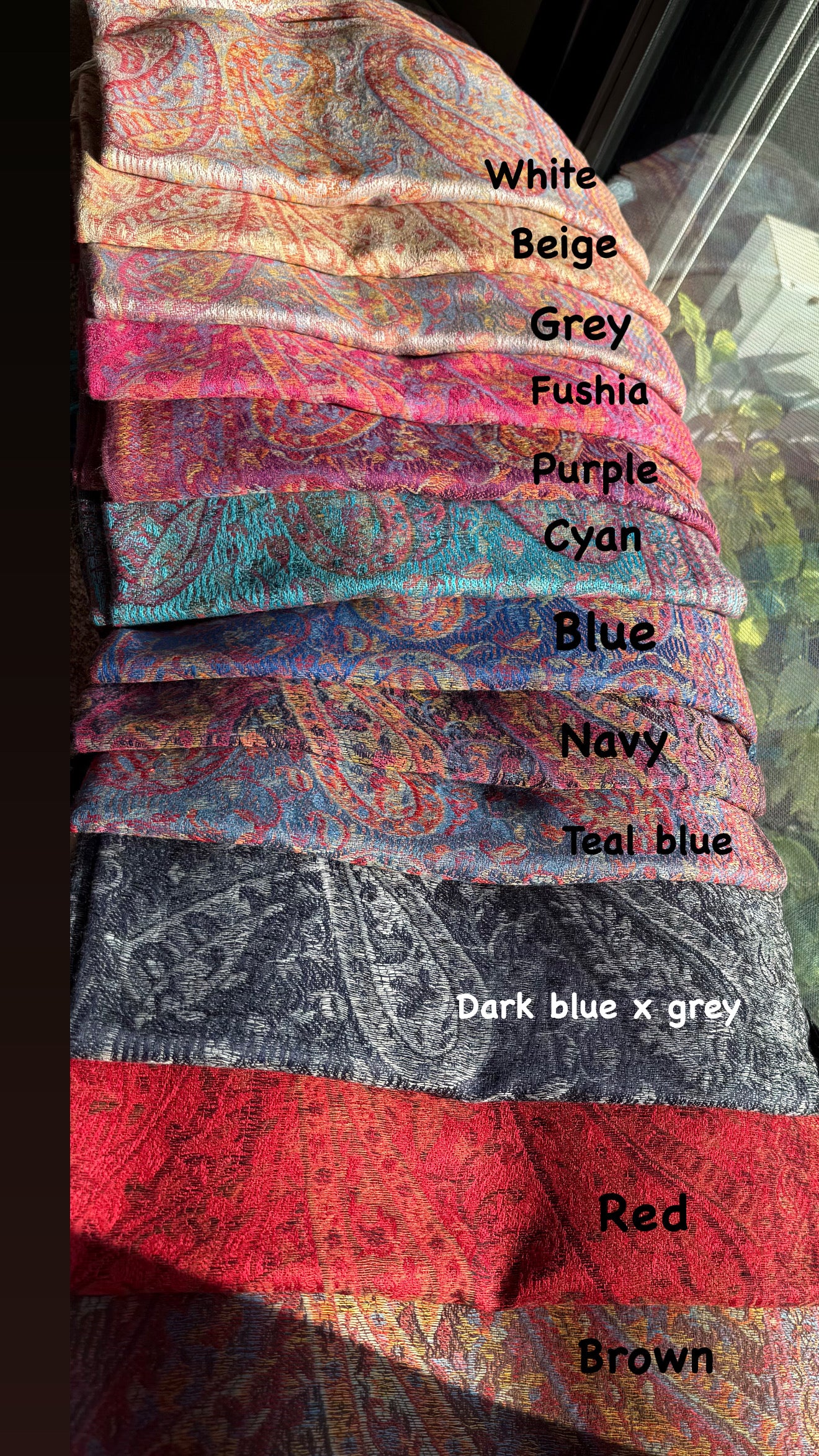Indian Amina pashmina Scarf