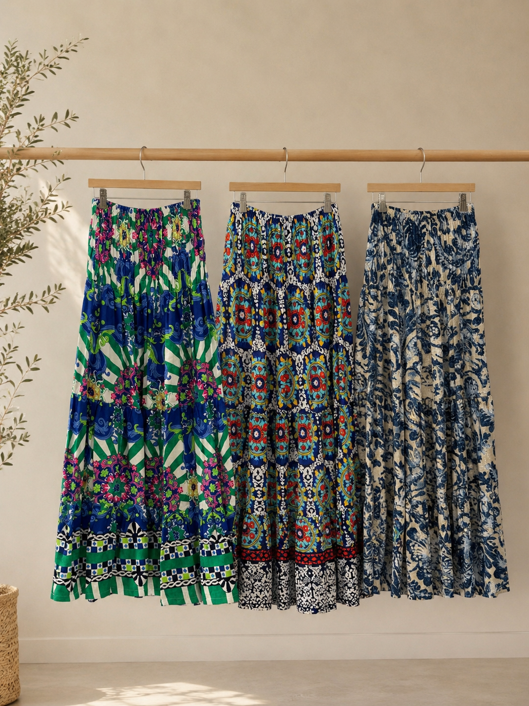 Ruffles Boho Skirt