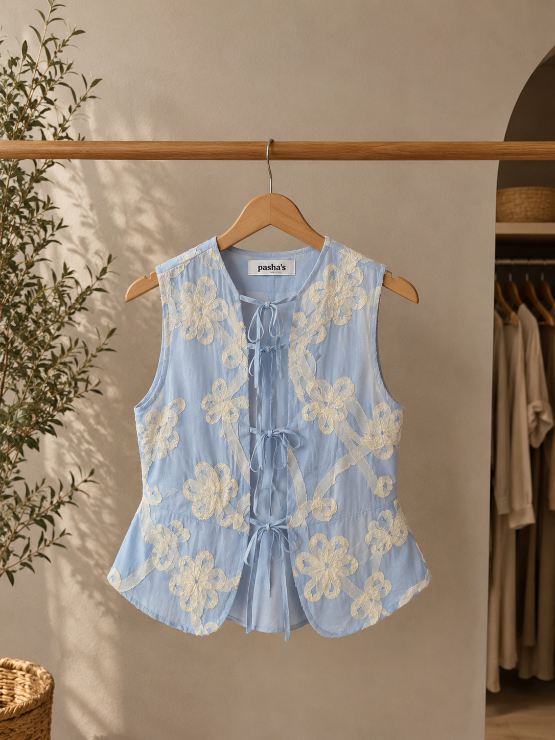 3D Poplin Vest