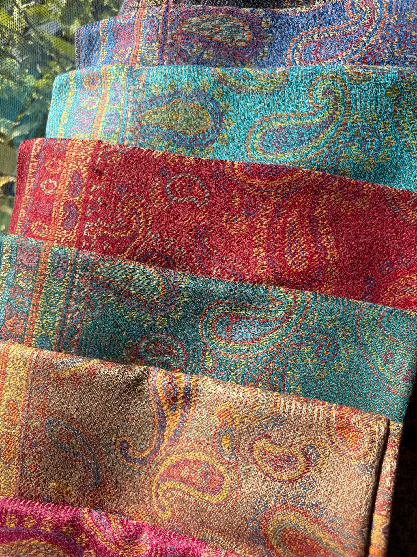 Indian Teardrop Pashmina Scarf
