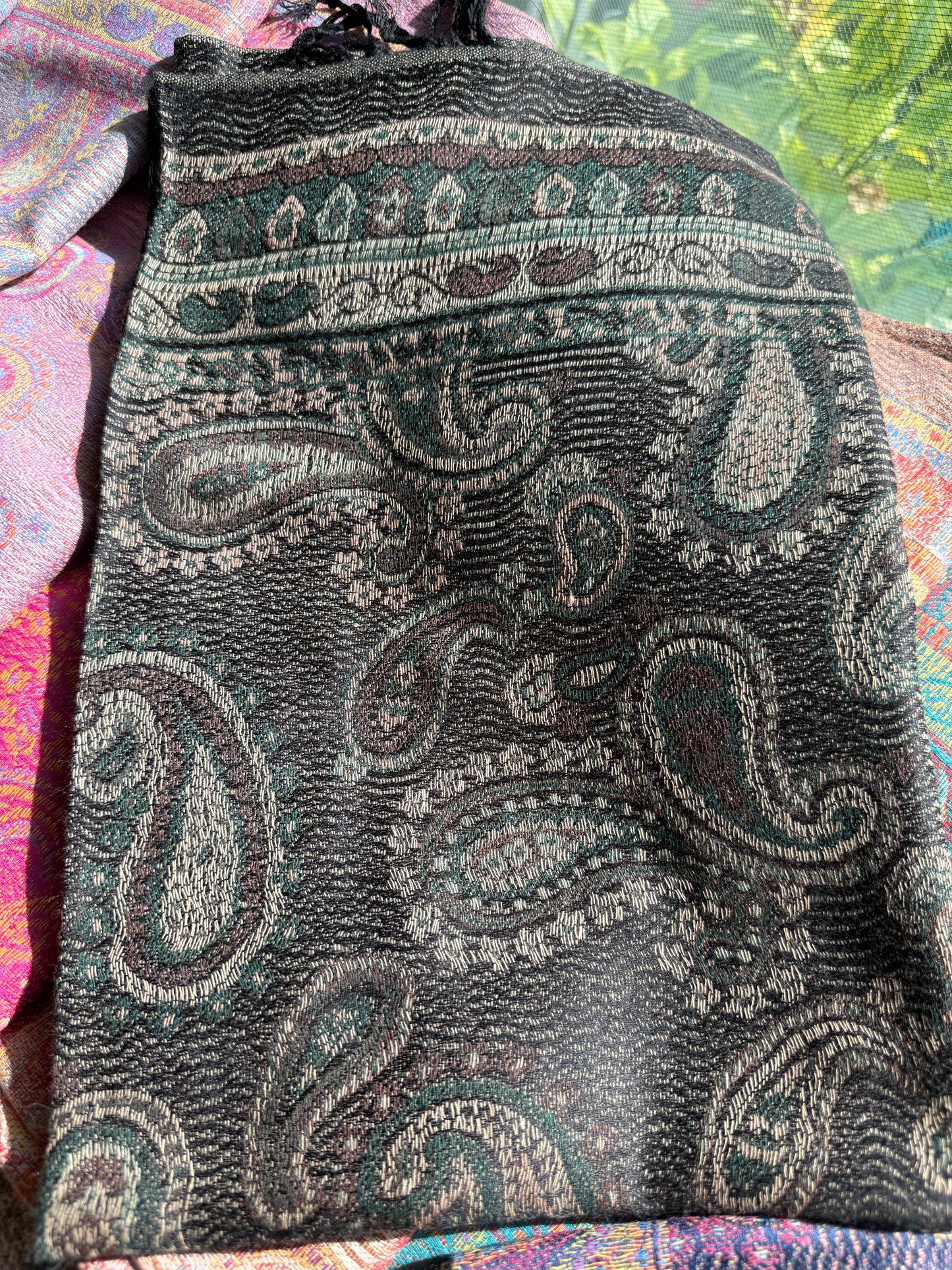 Indian Teardrop Pashmina Scarf