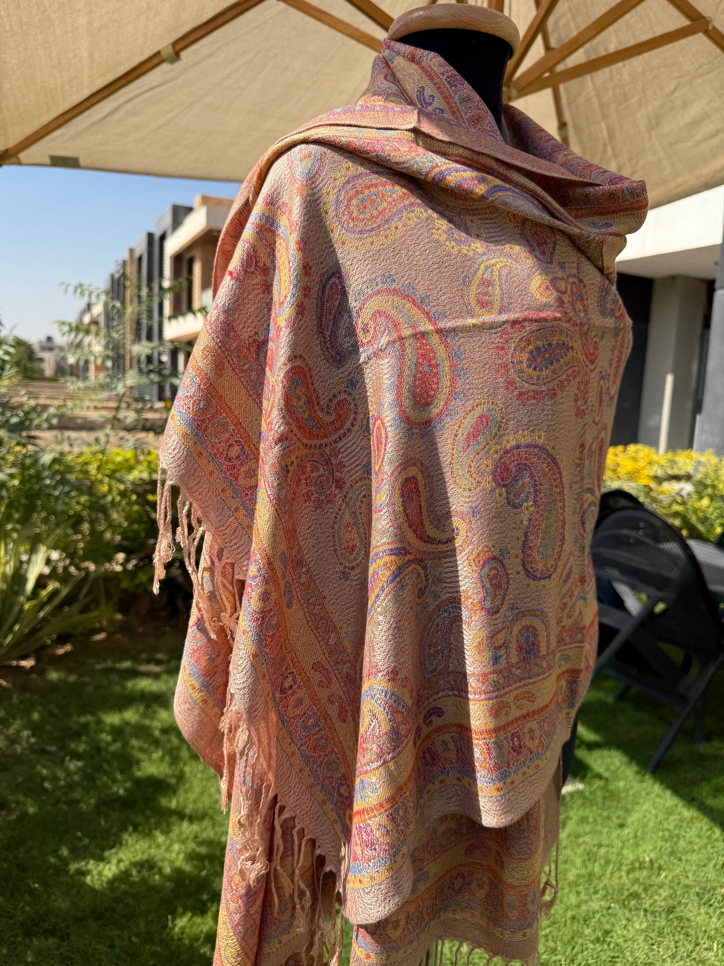 Indian Teardrop Pashmina Scarf