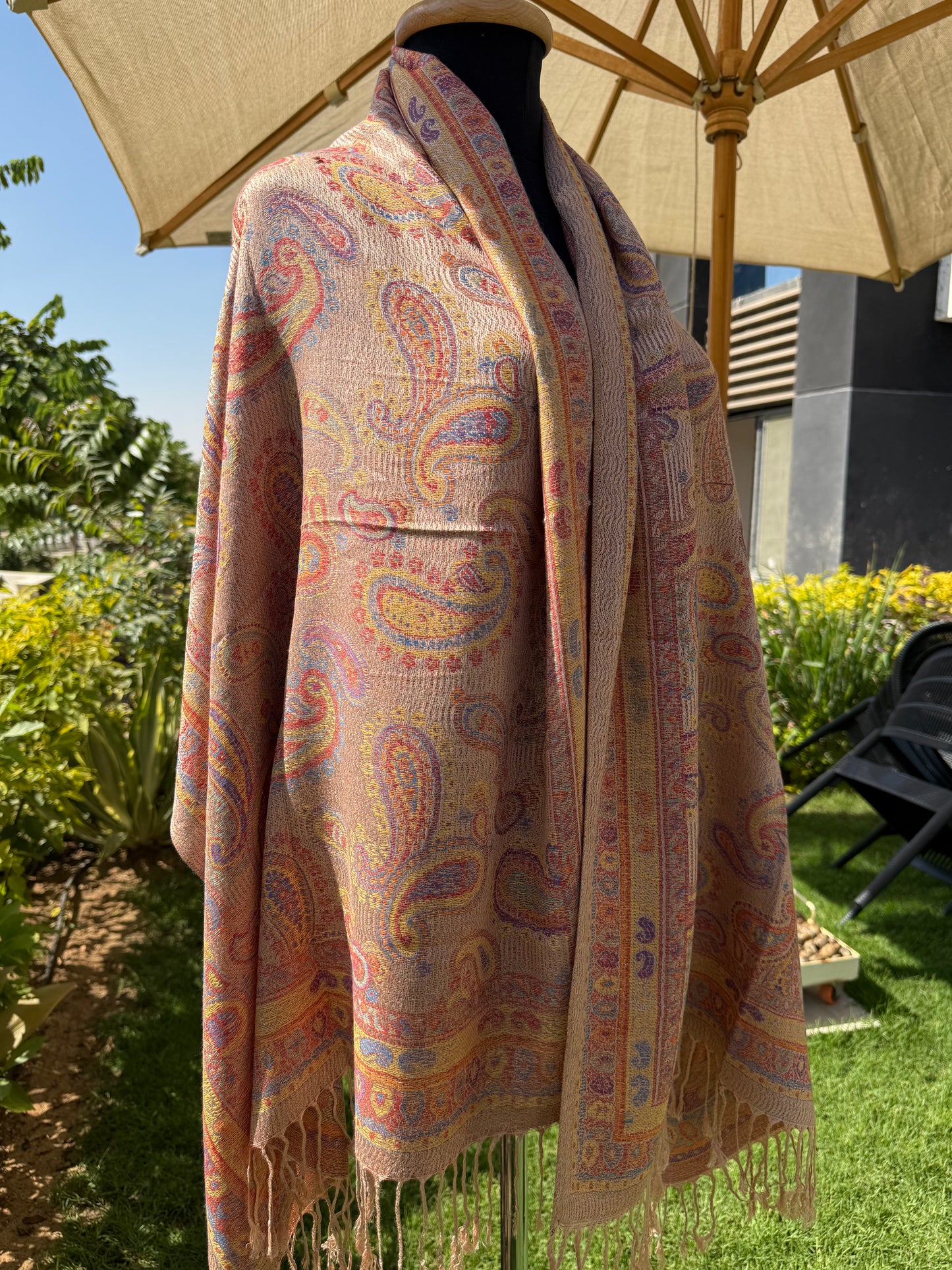 Indian Teardrop Pashmina Scarf