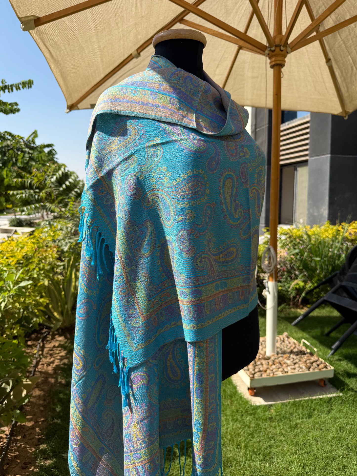 Indian Teardrop Pashmina Scarf