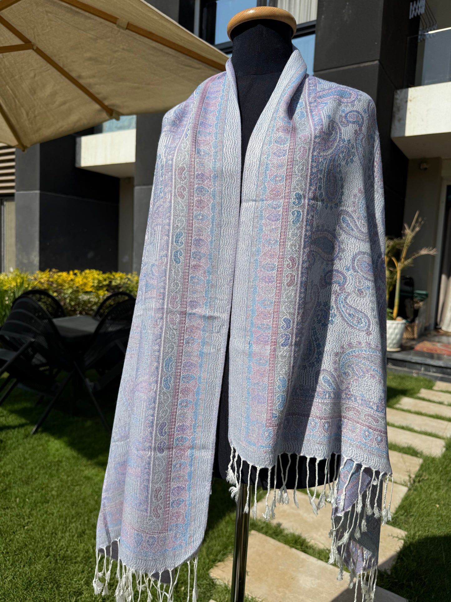 Indian Teardrop Pashmina Scarf