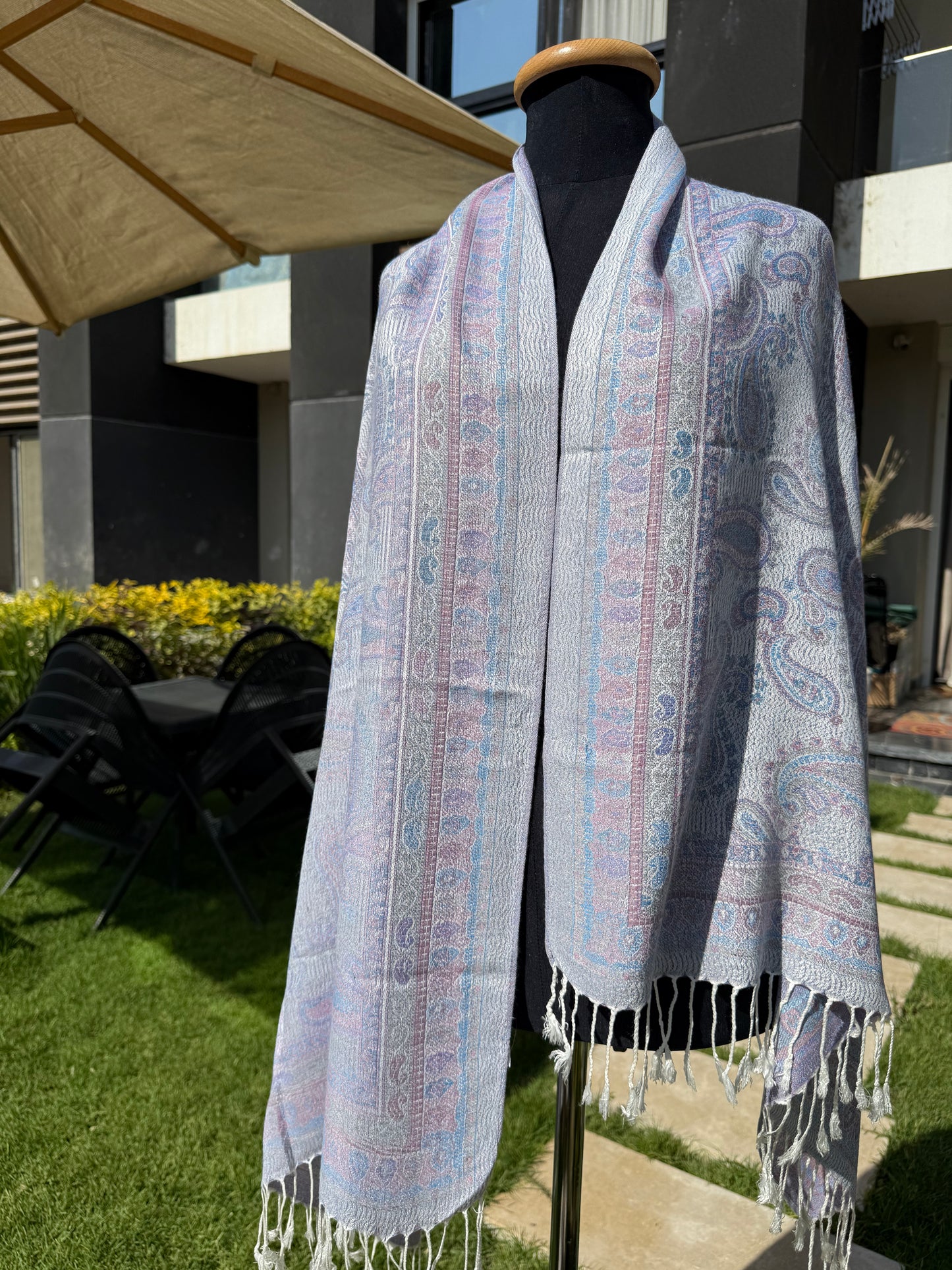 Indian Teardrop Pashmina Scarf