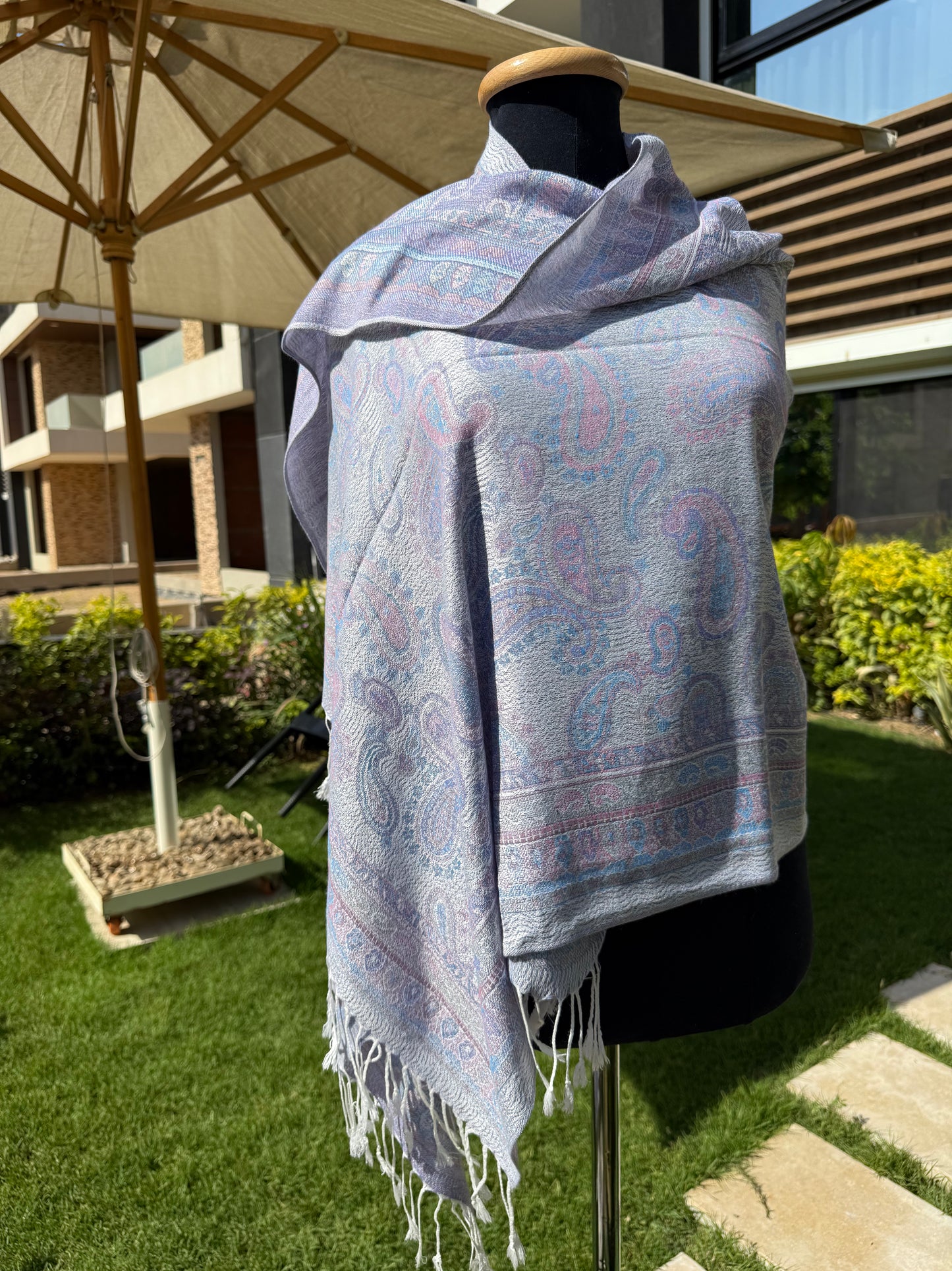 Indian Teardrop Pashmina Scarf