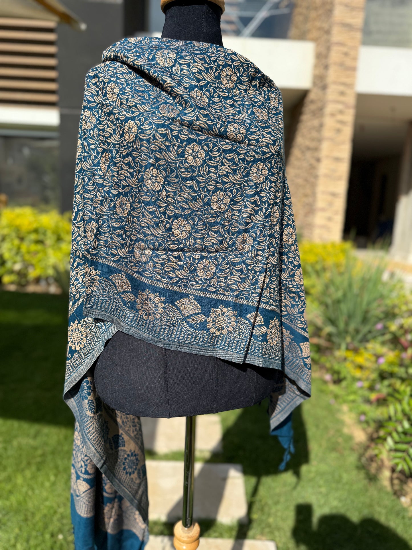 Flori Indian Large Shawl