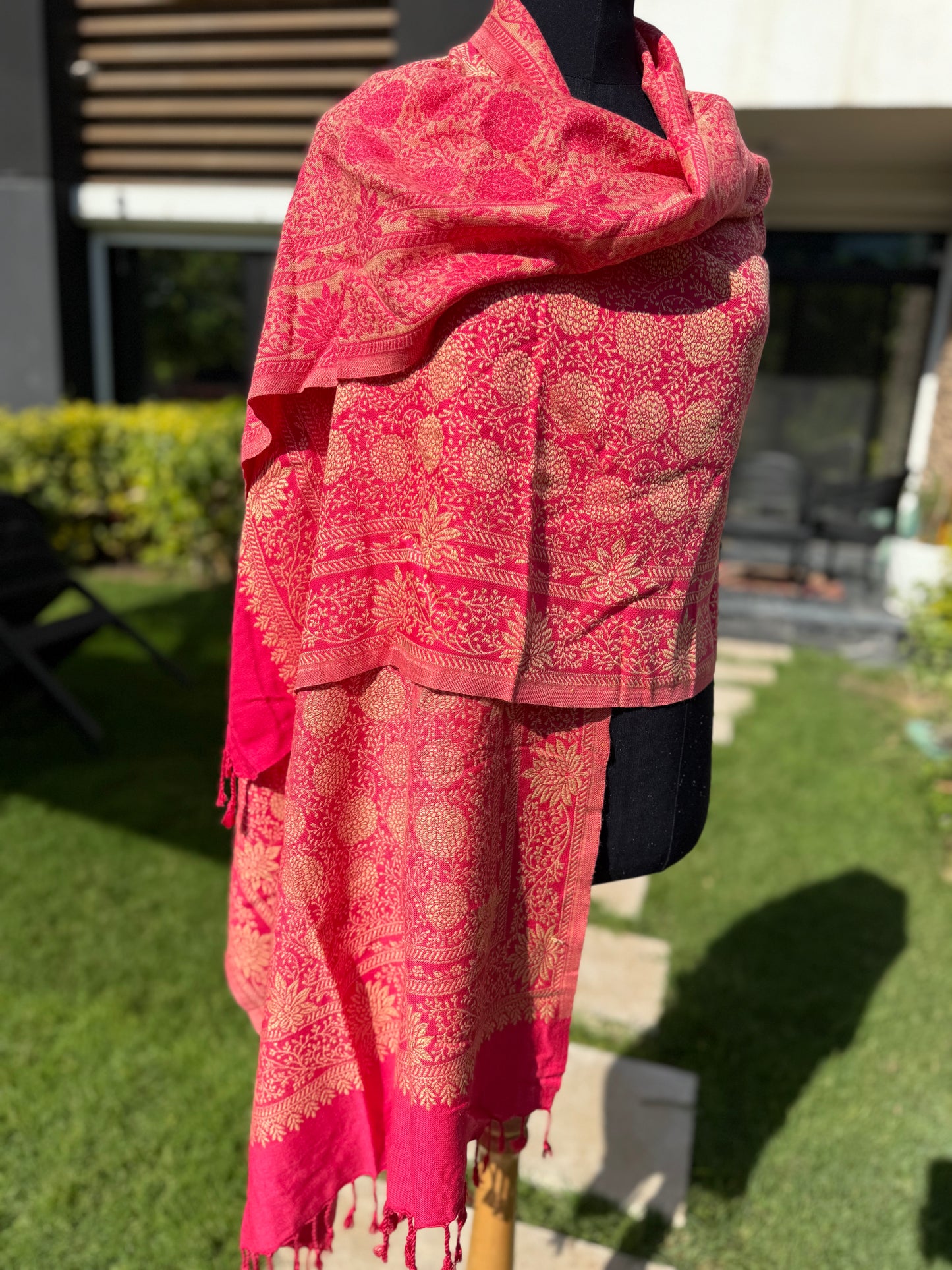 Flori Indian Large Shawl