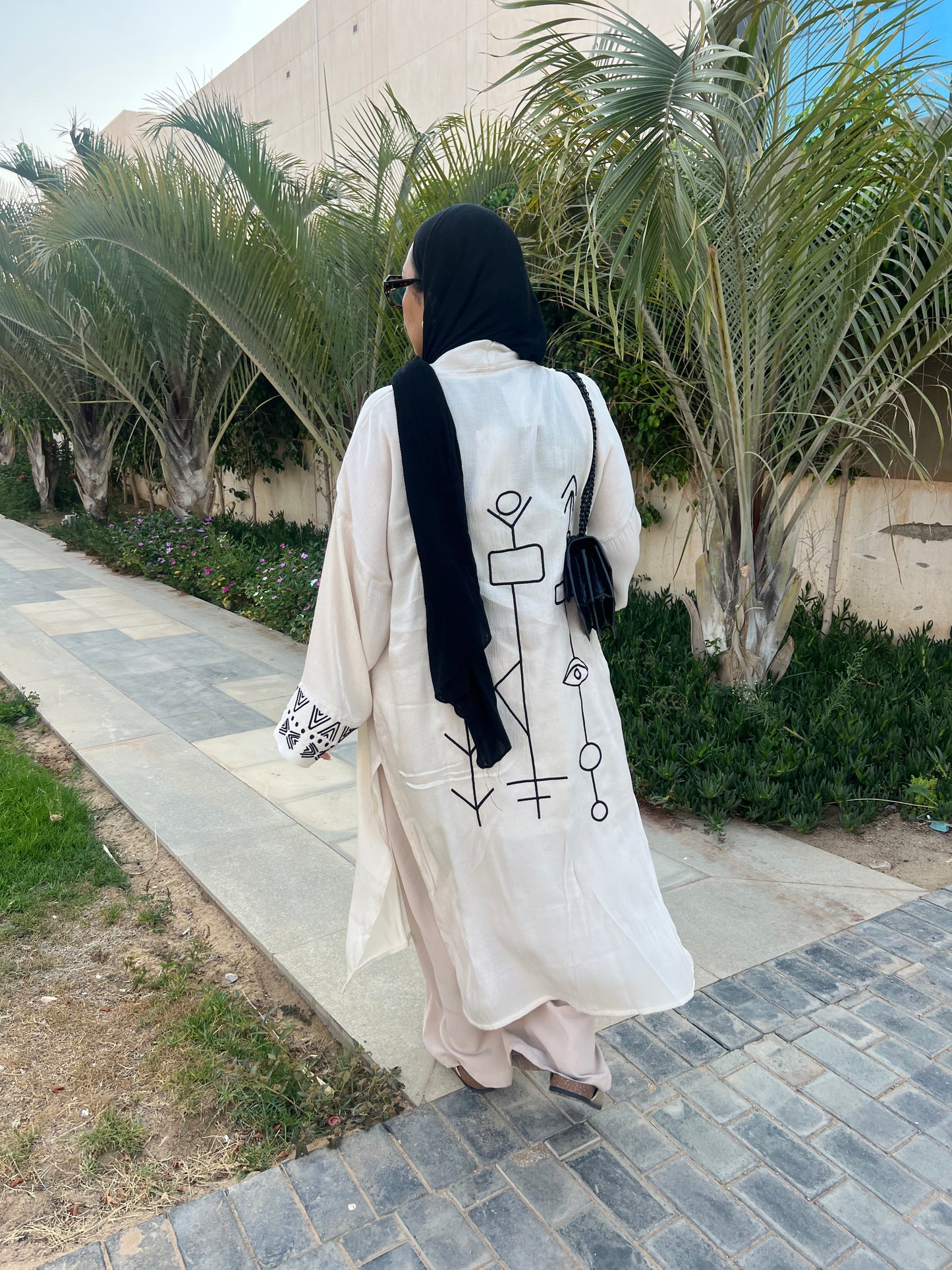 Soft Organza Long Cardigan