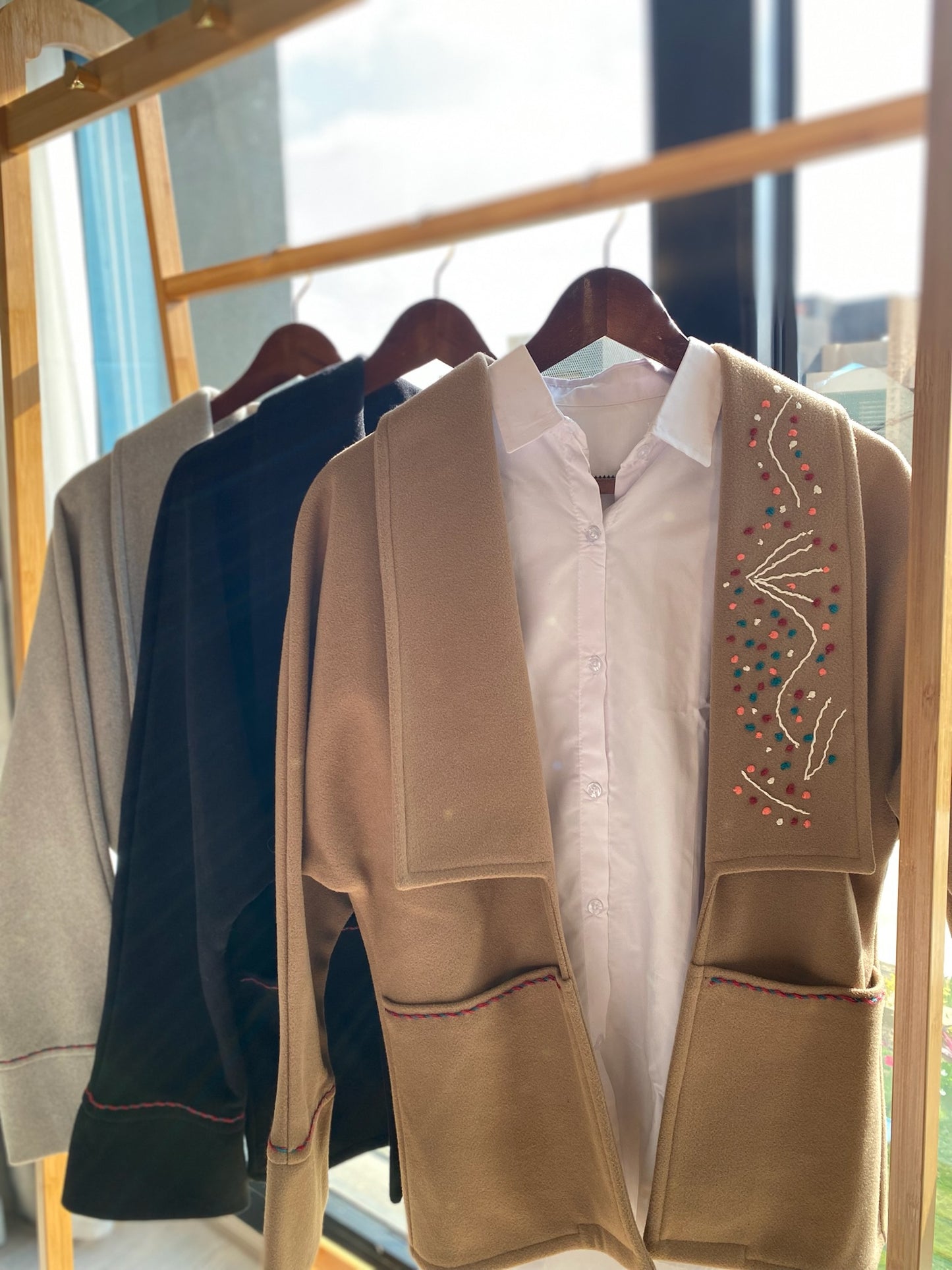 Embroidery Wool Jacket