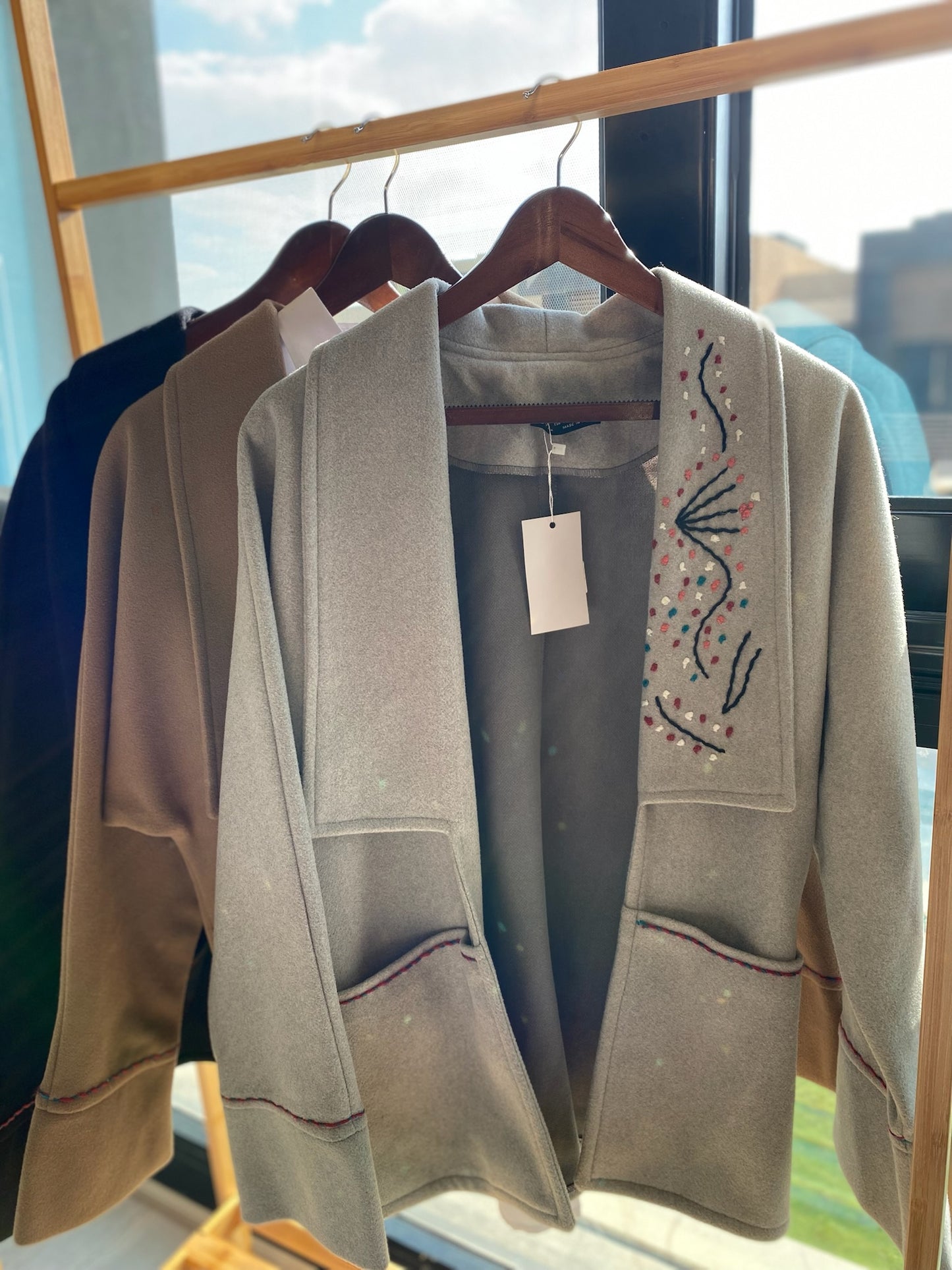 Embroidery Wool Jacket