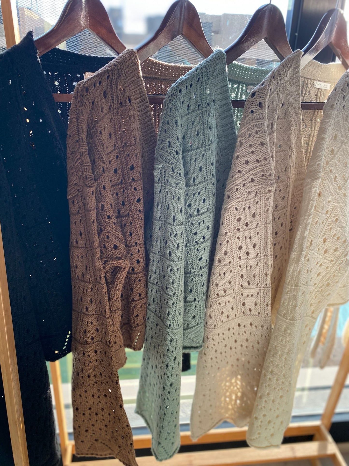 Cropped Knitted Cardigan