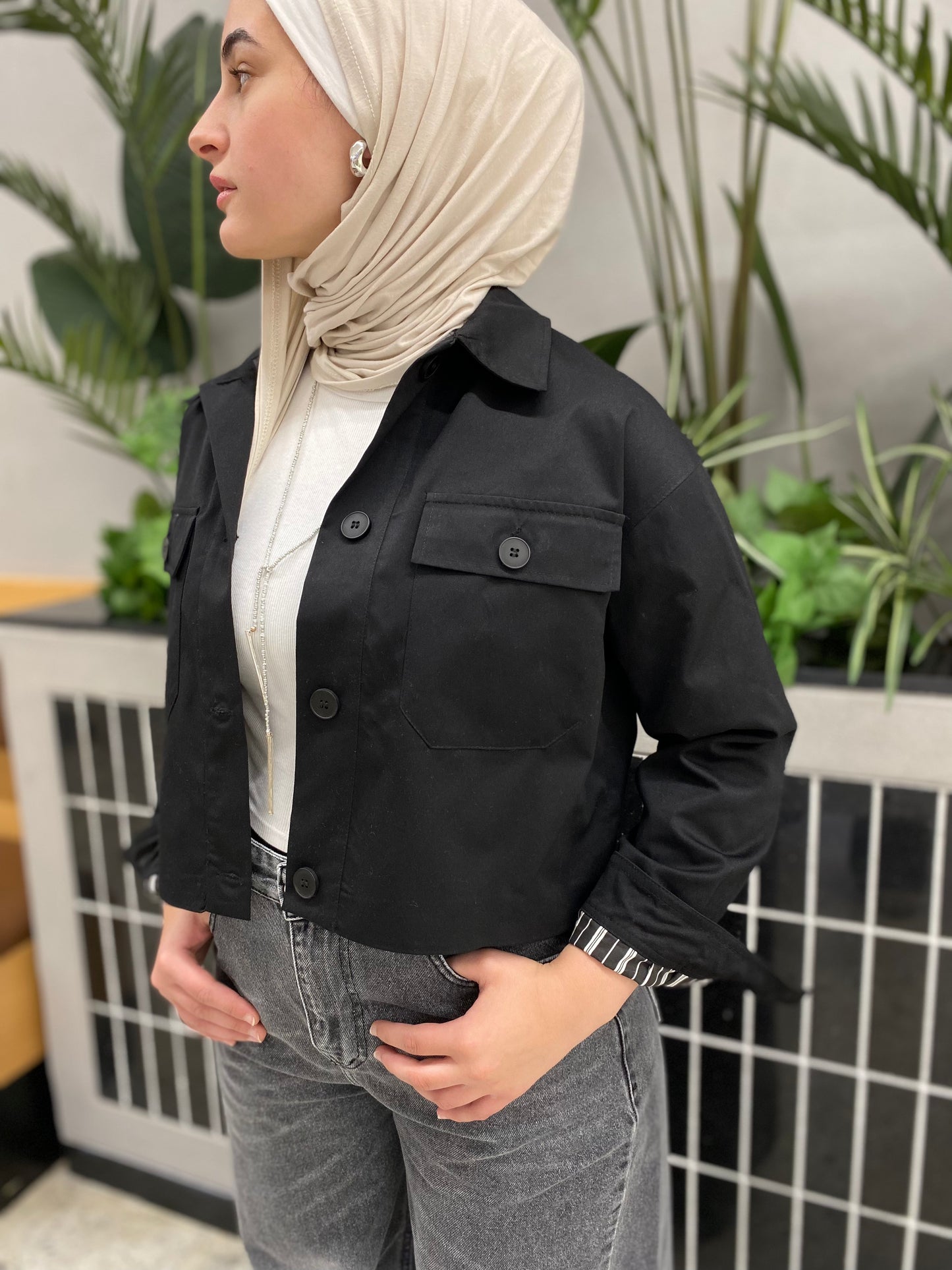 The Vibe Cropped Jacket
