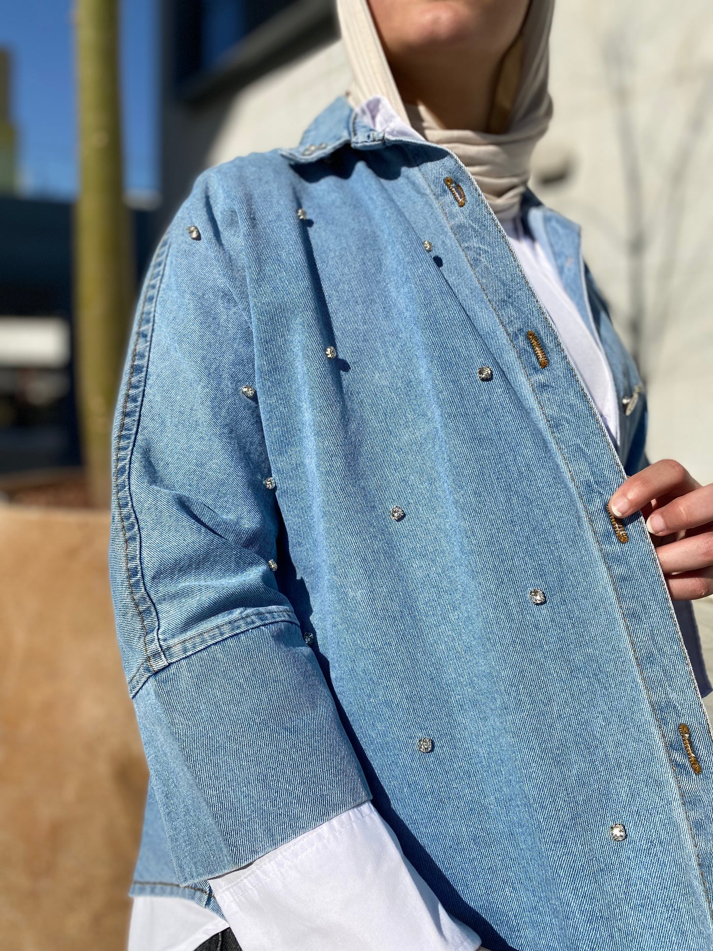 Diamond Denim Jacket