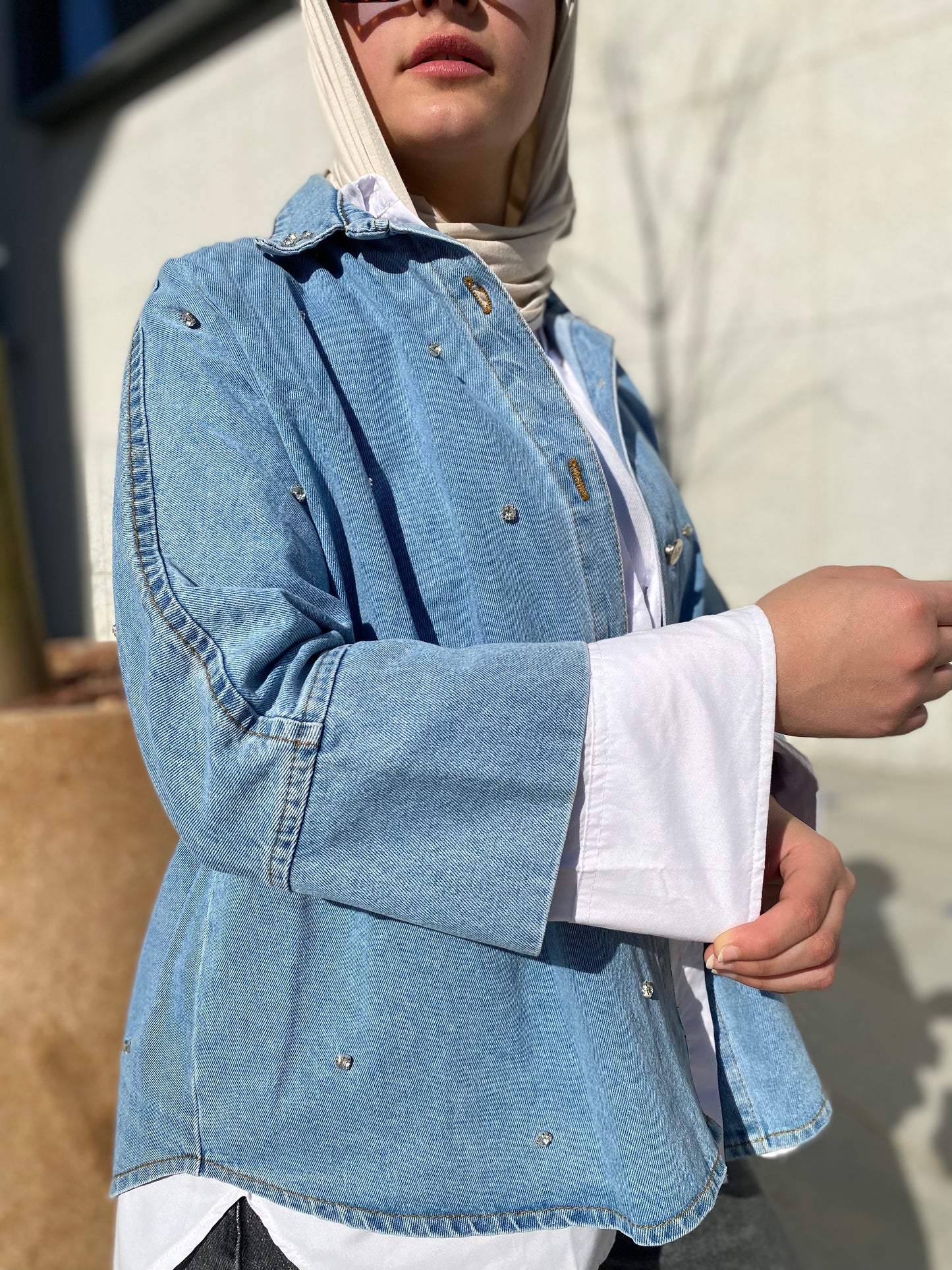 Diamond Denim Jacket