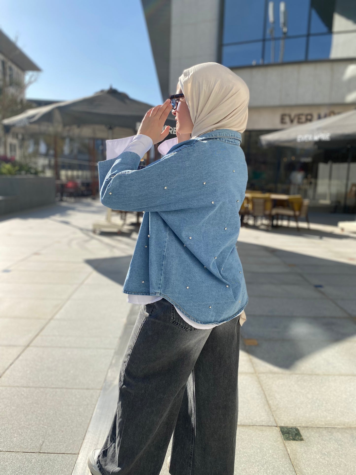 Diamond Denim Jacket