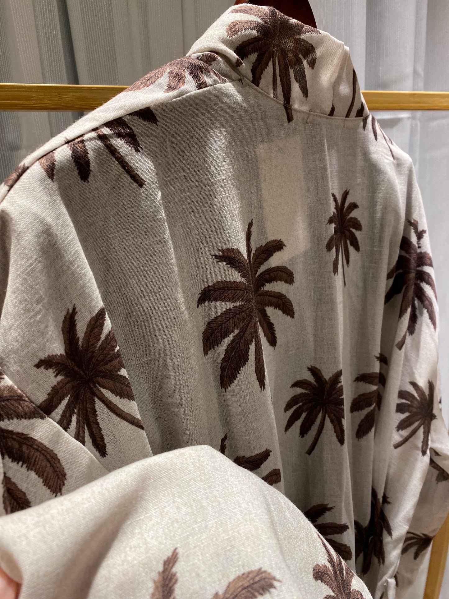 Linen Palm Cardigan