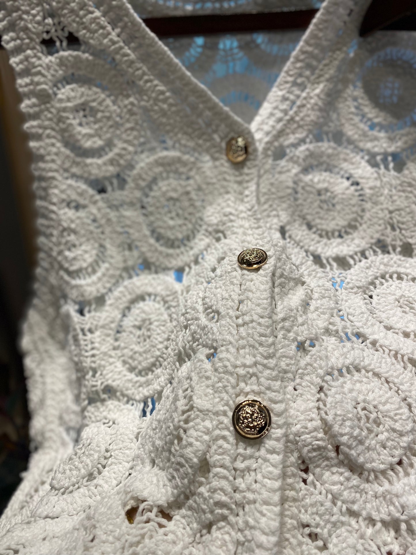 Gold Buttoned Vest