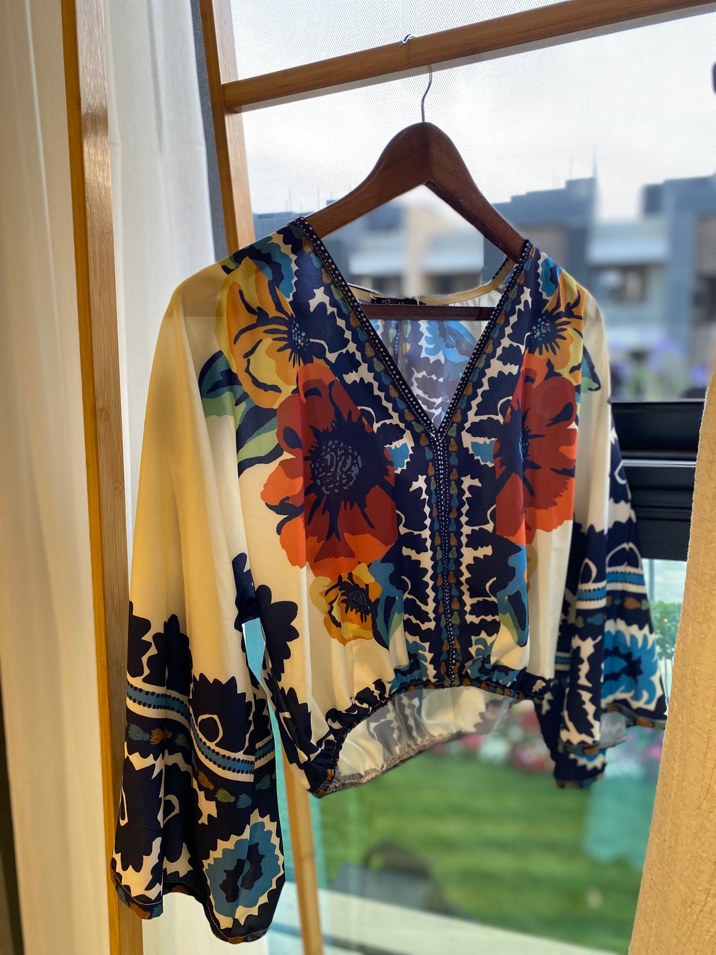 Soft Cropped Blouse