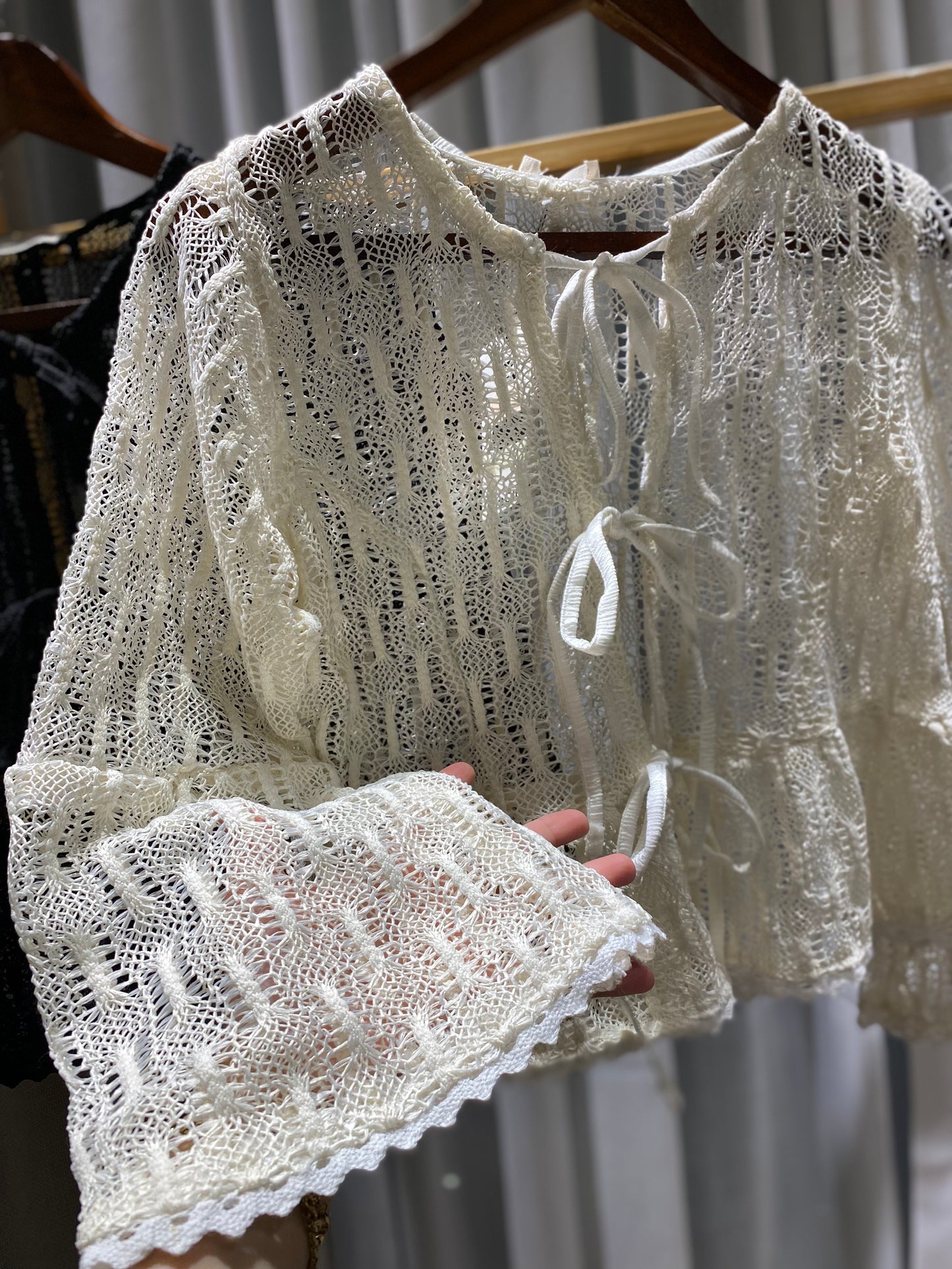 Love Bows Knit Blouse