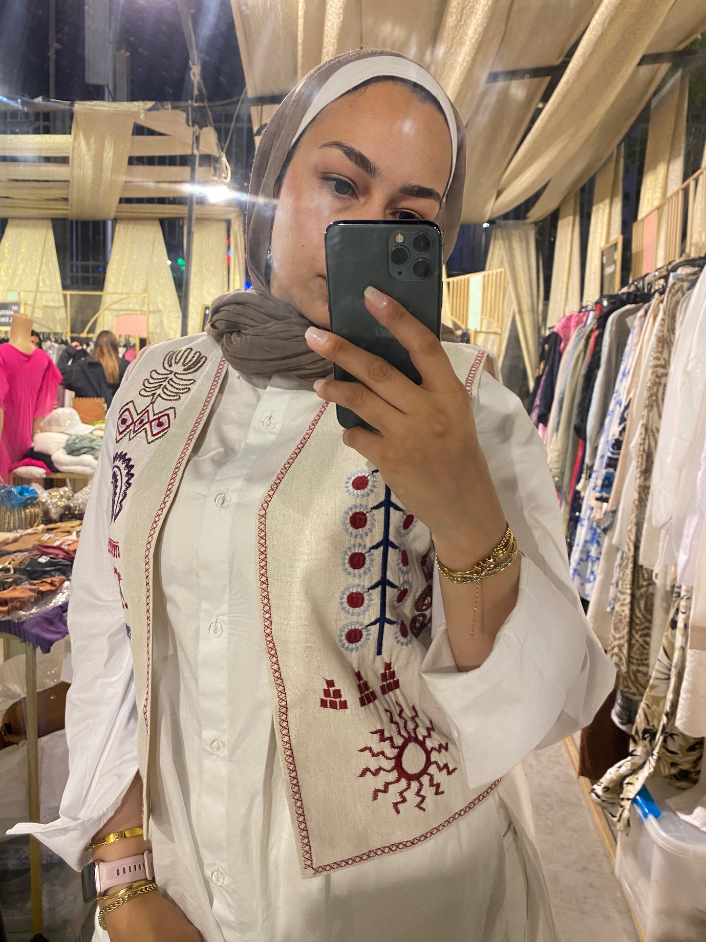 Embroidered Vest