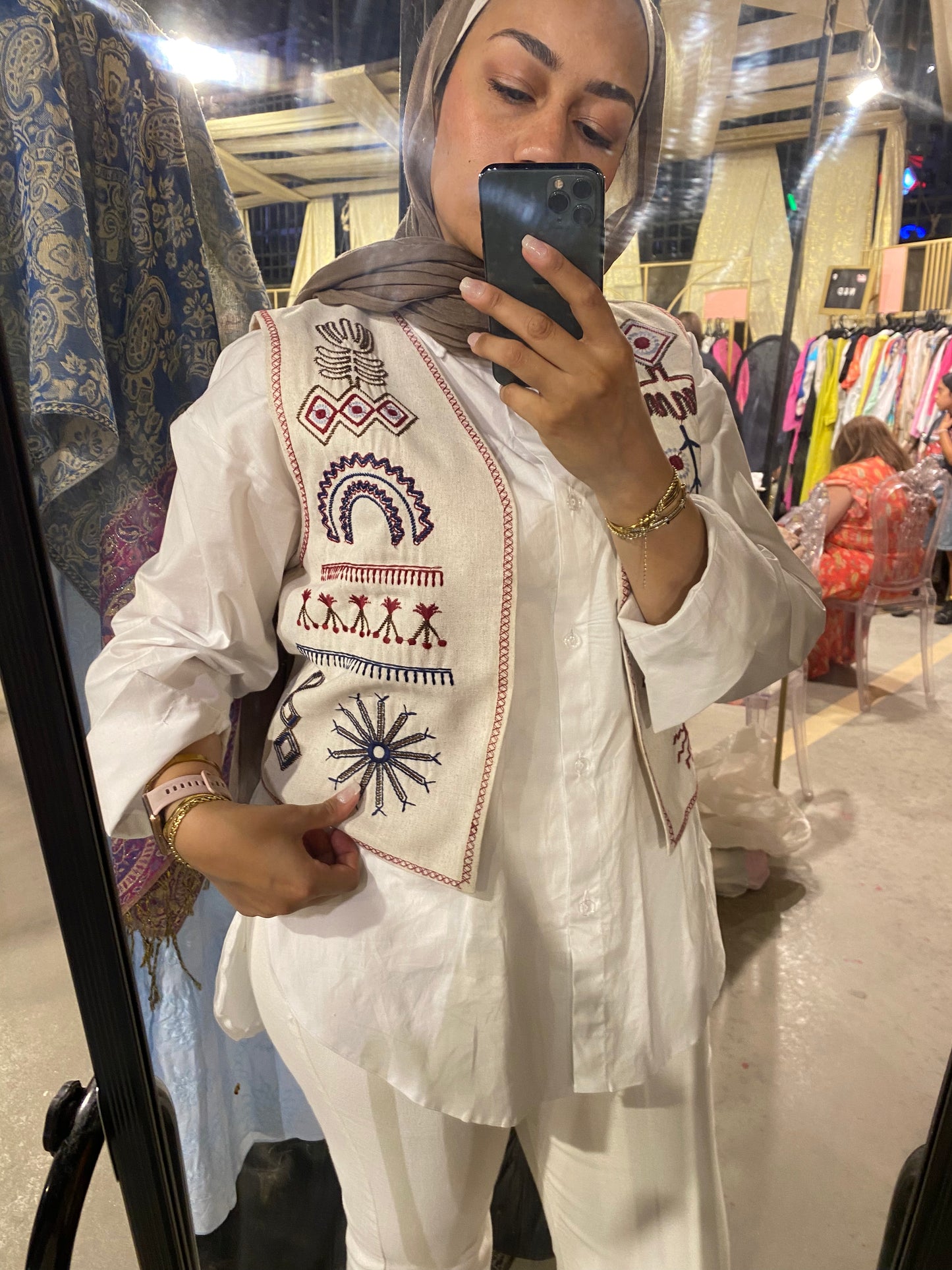 Embroidered Vest
