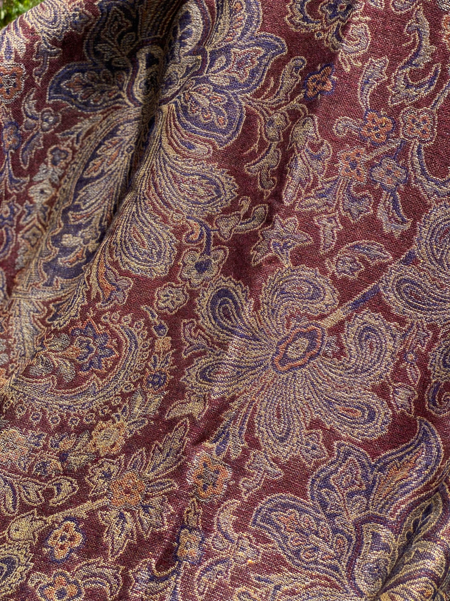 Golden Kashmir Shawl