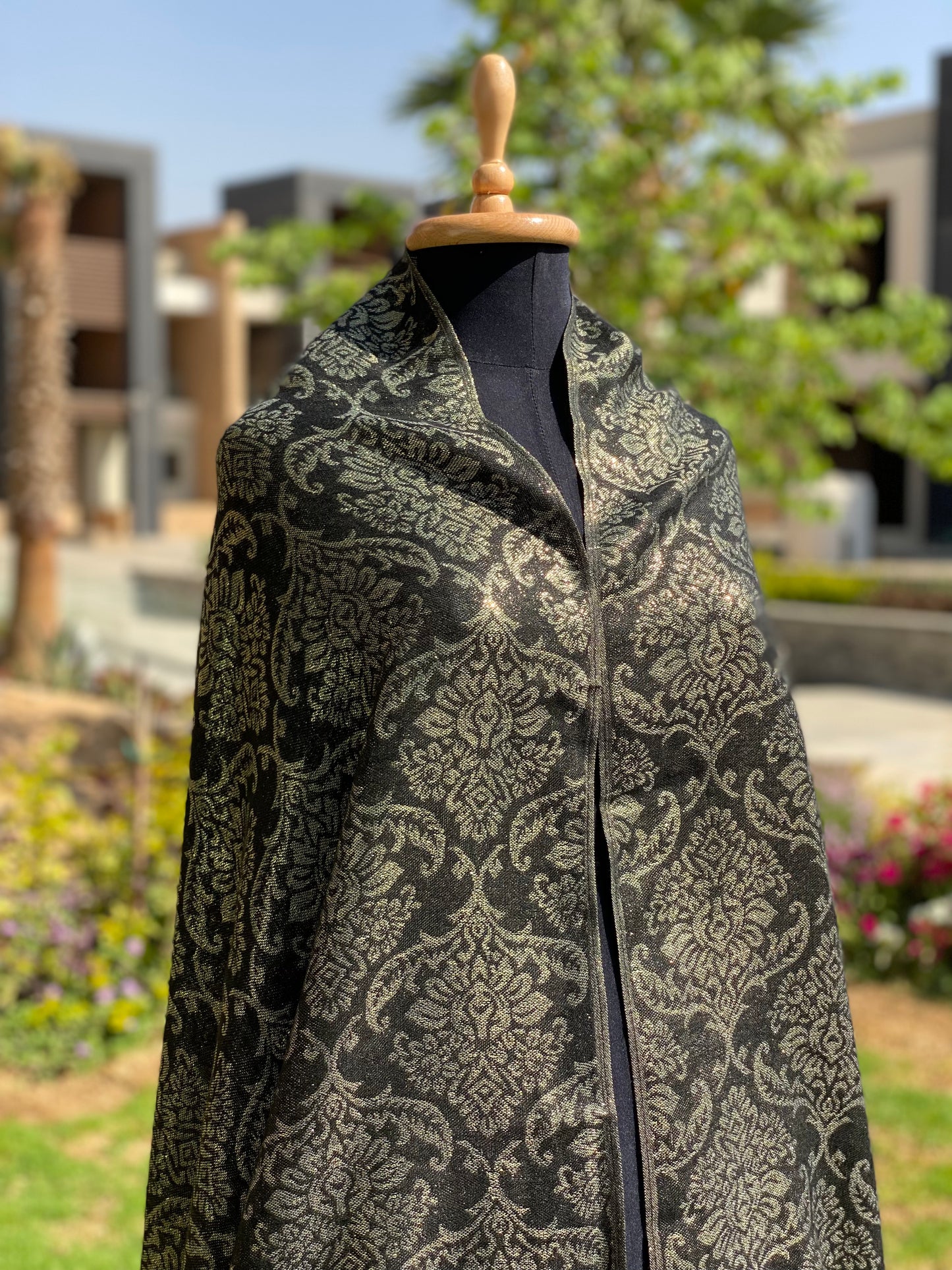 Golden Kashmir Shawl