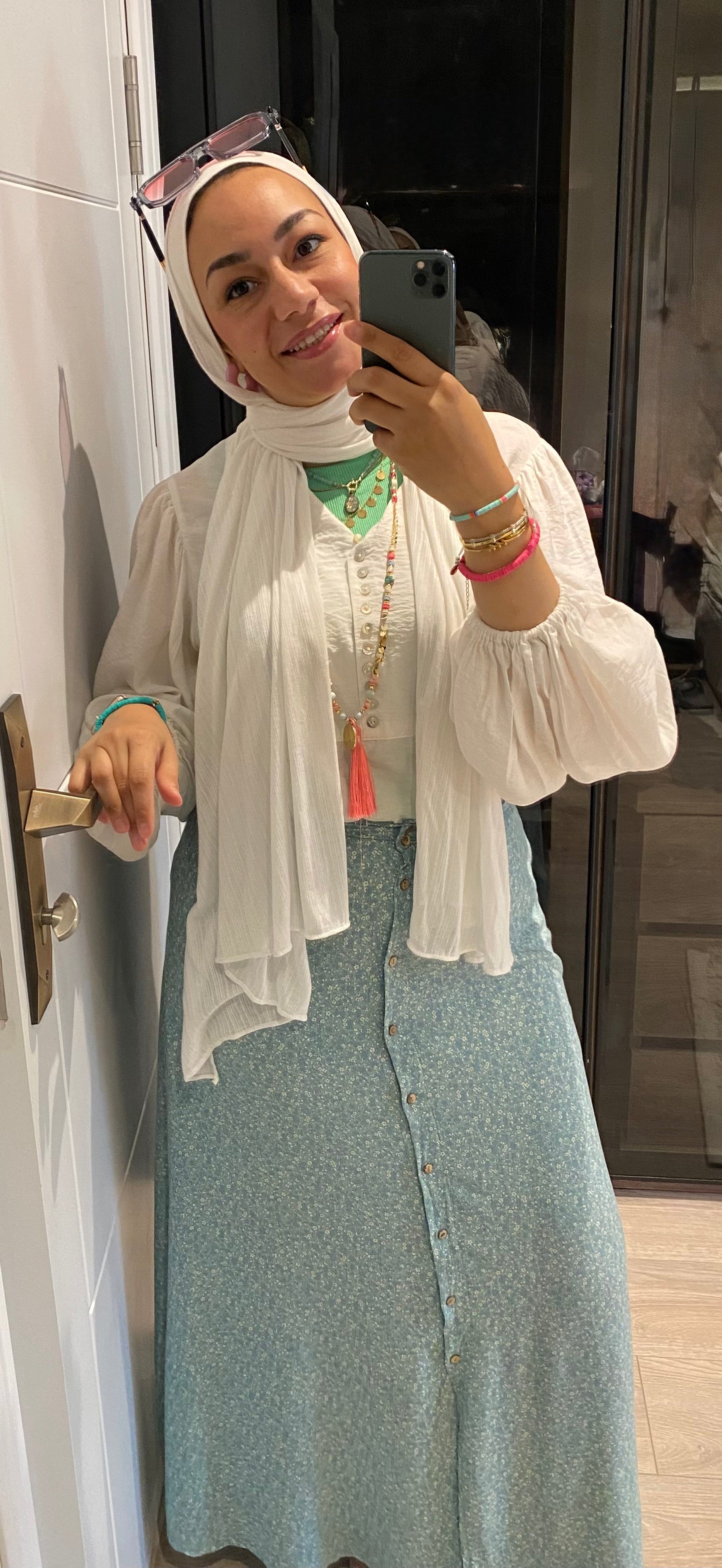 Summer Buttoned Skirt