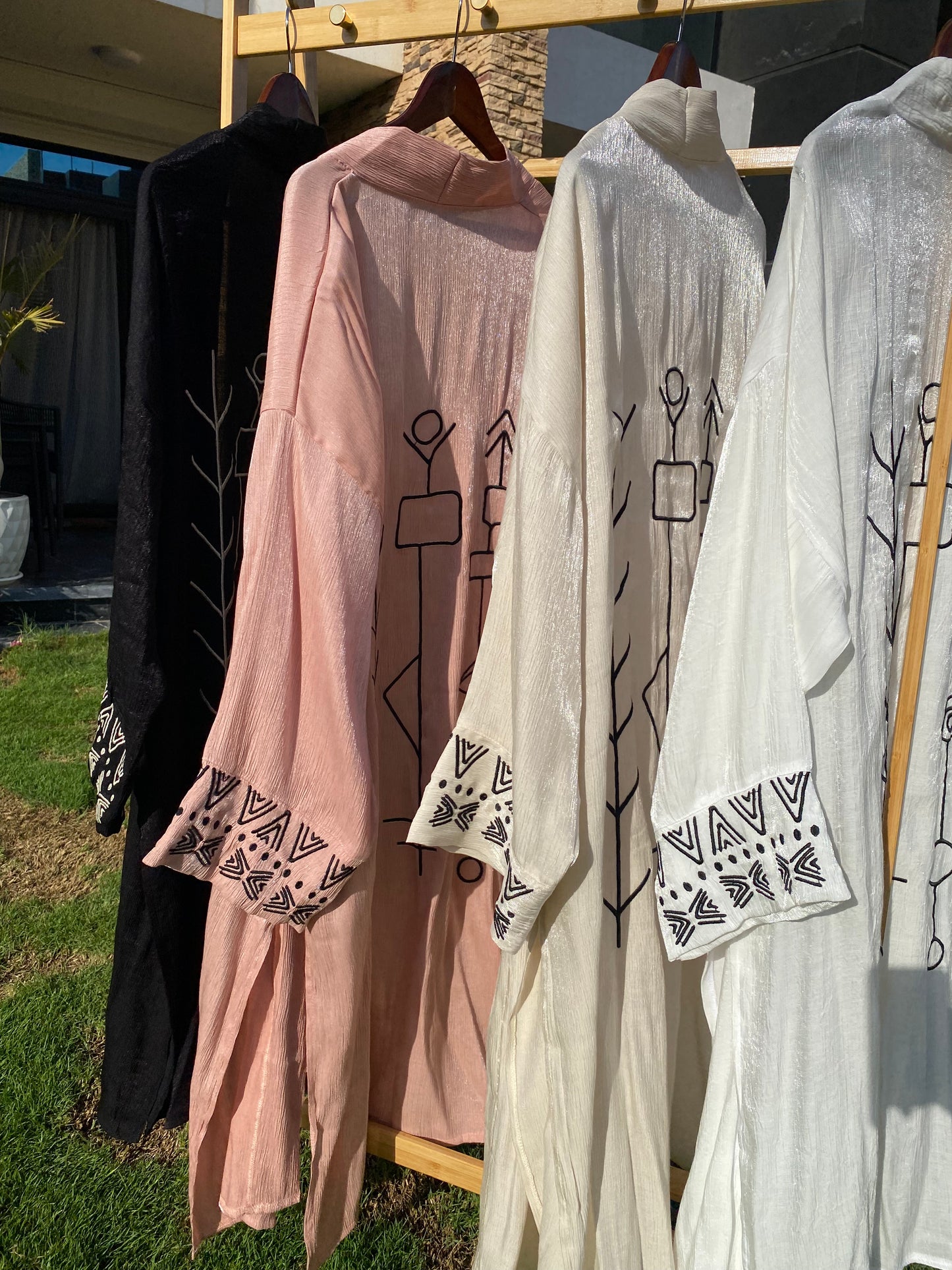 Soft Organza Long Cardigan