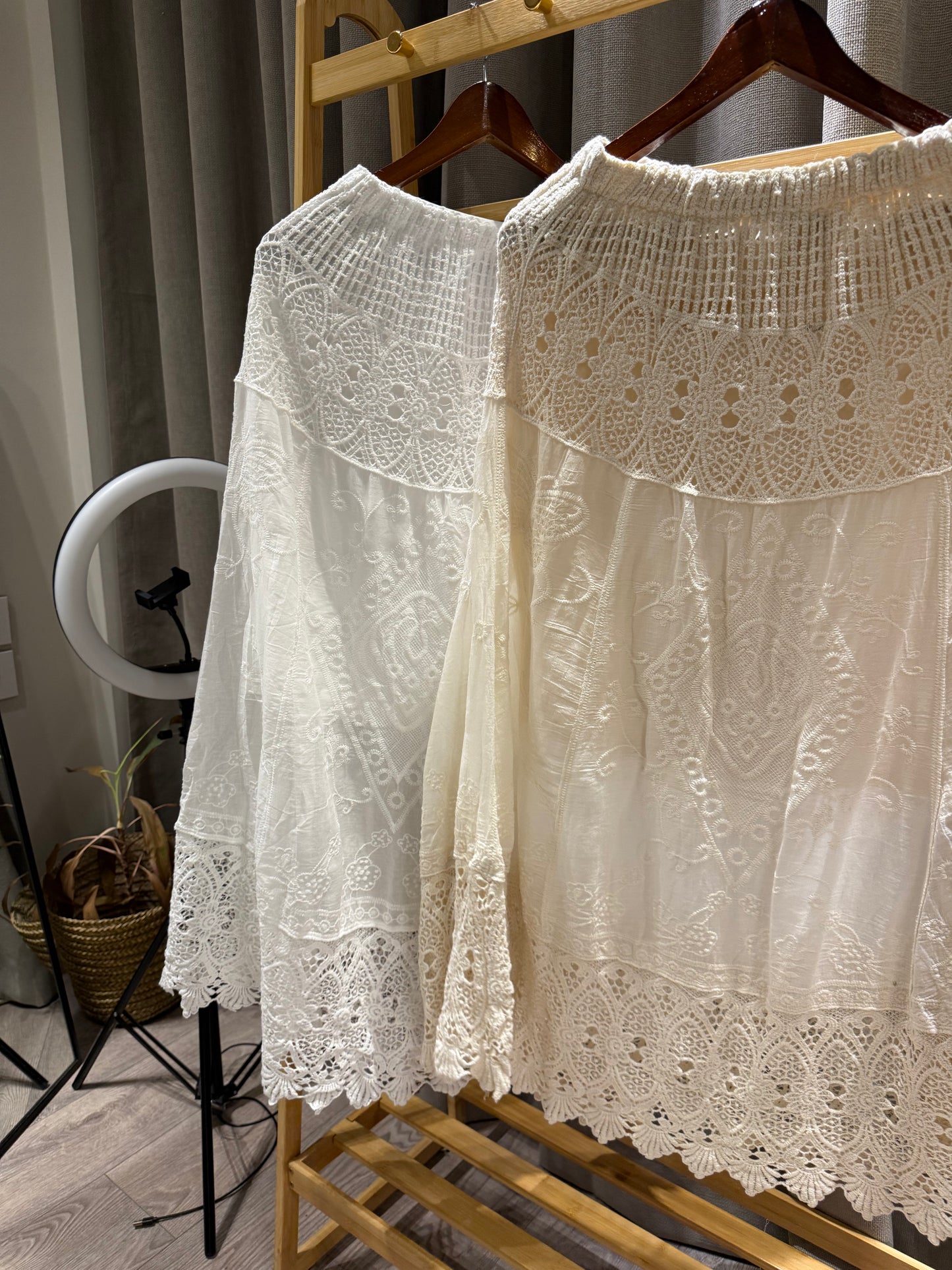 Boho crochet skirt