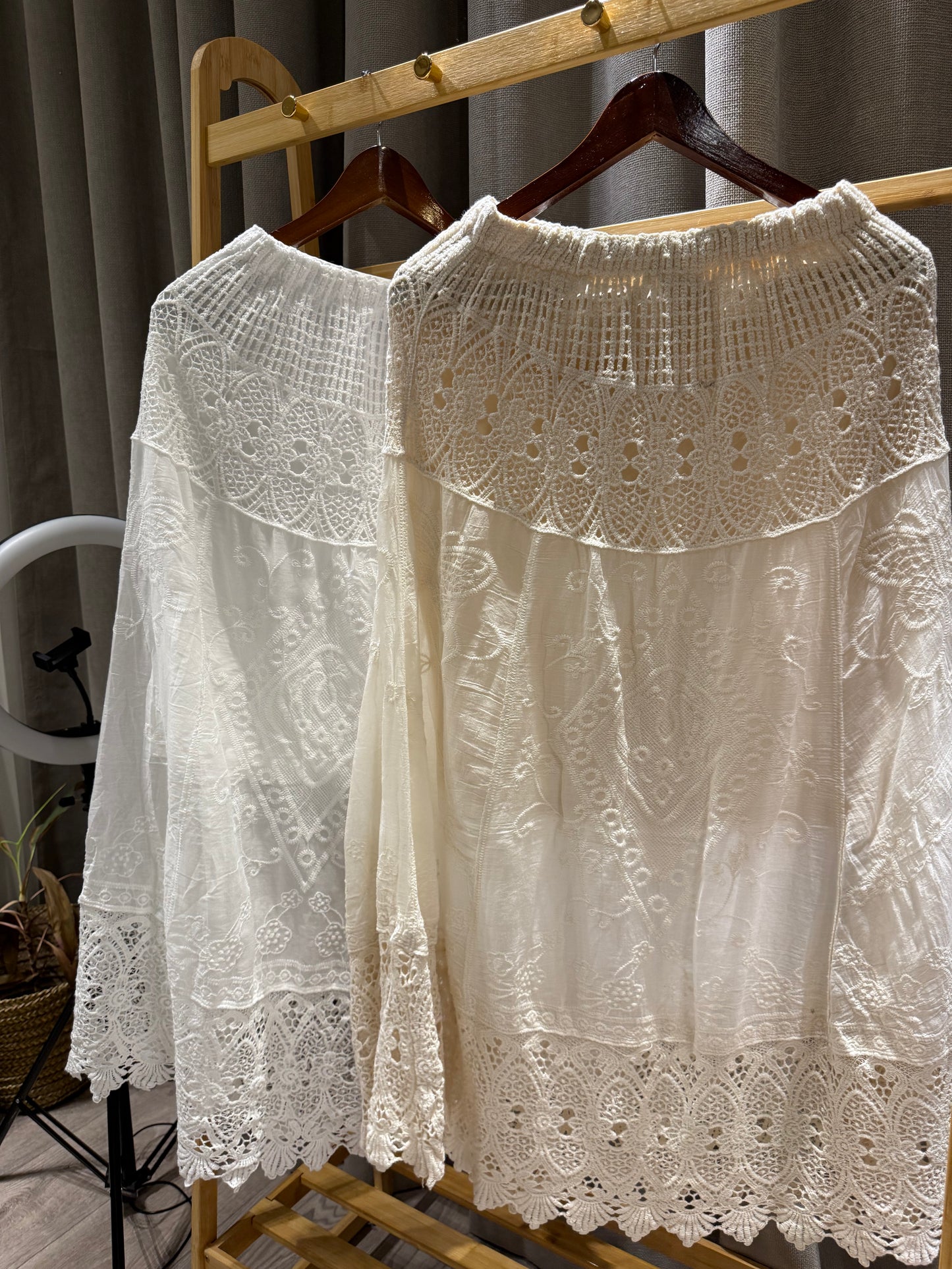 Boho crochet skirt