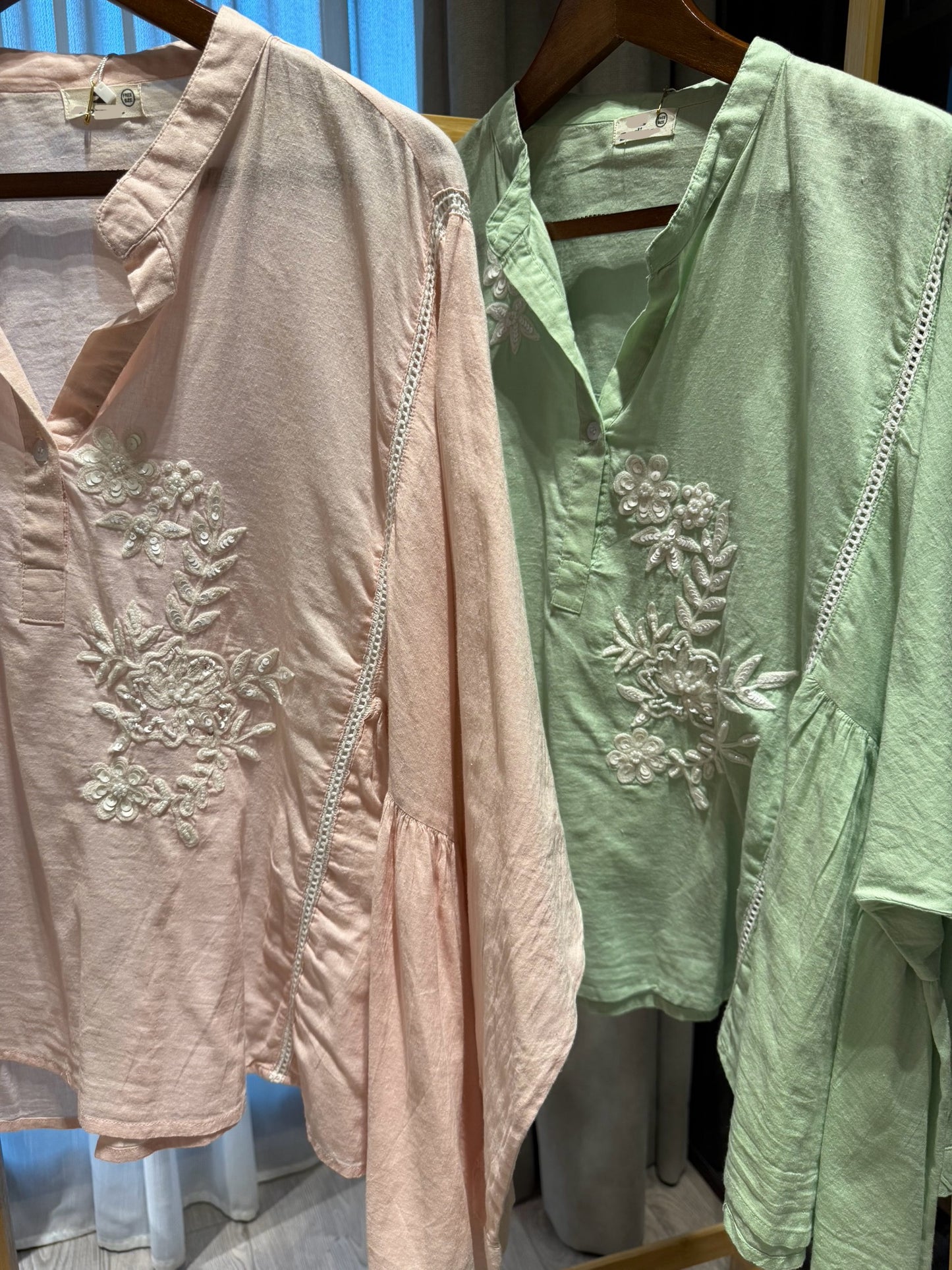 Indian Embroidered Ruffles Blouse