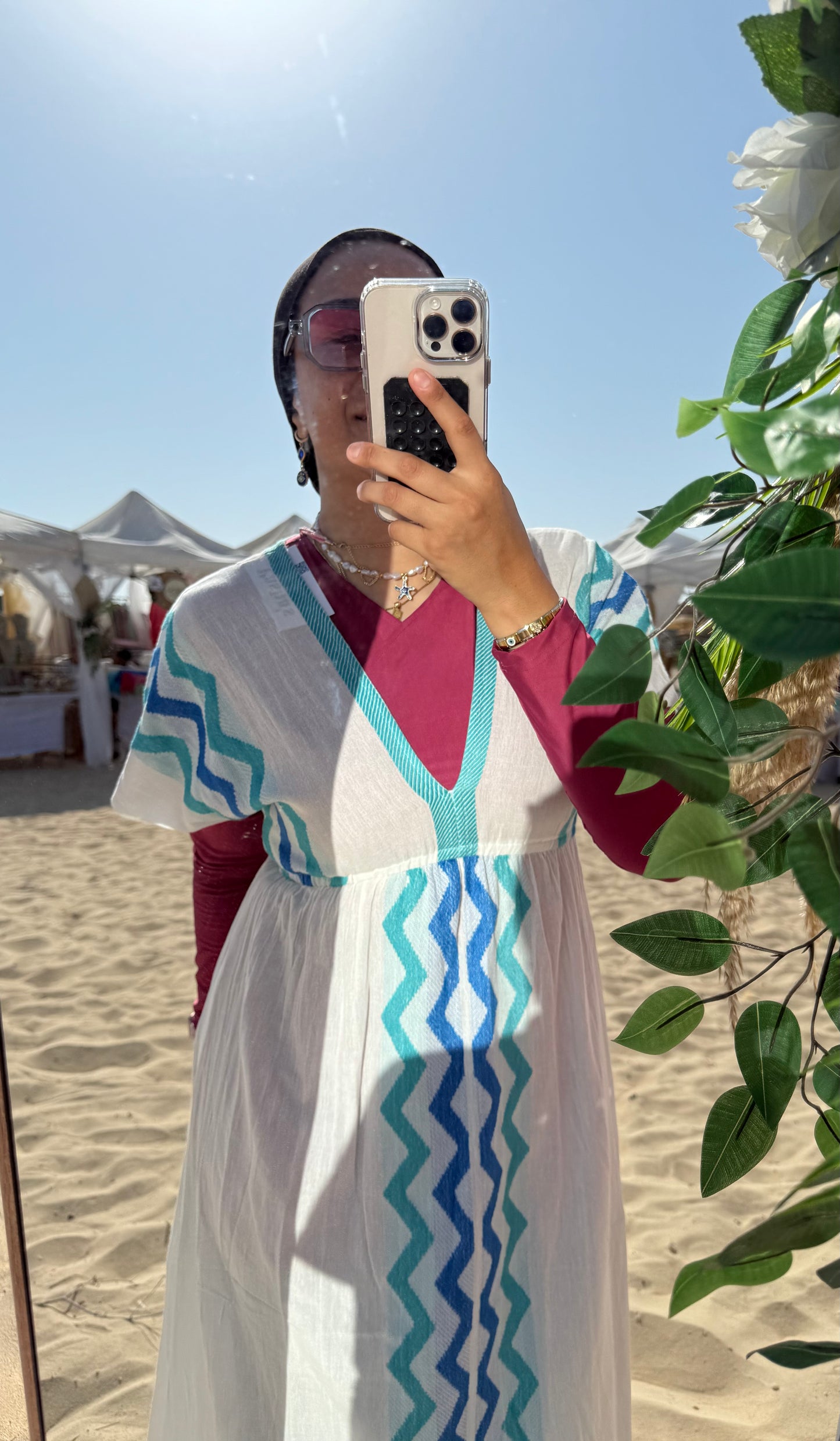 Shades of Blue Boho Dress