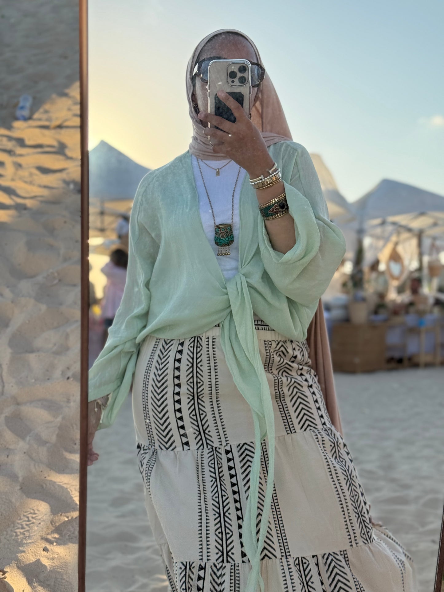 Ruffles Boho Skirt