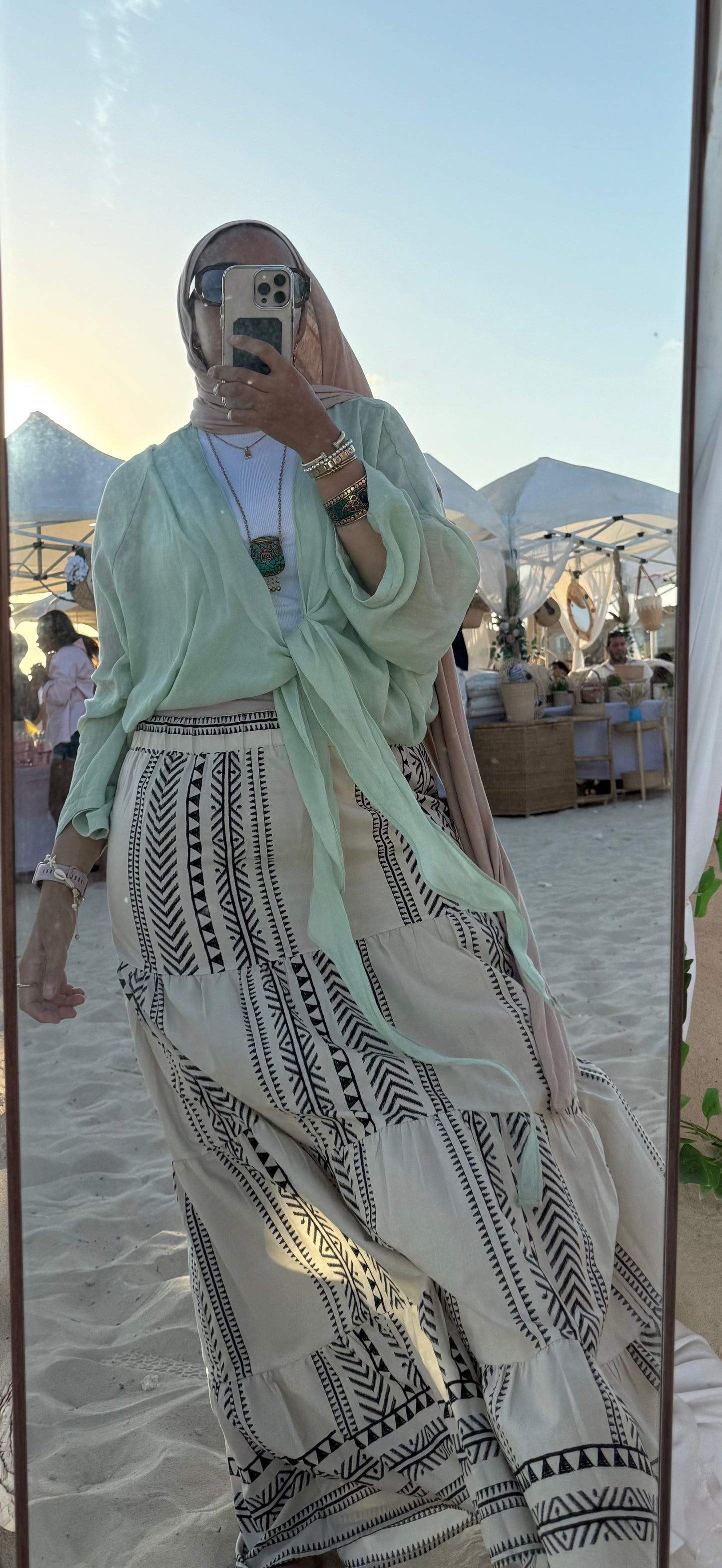Ruffles Boho Skirt