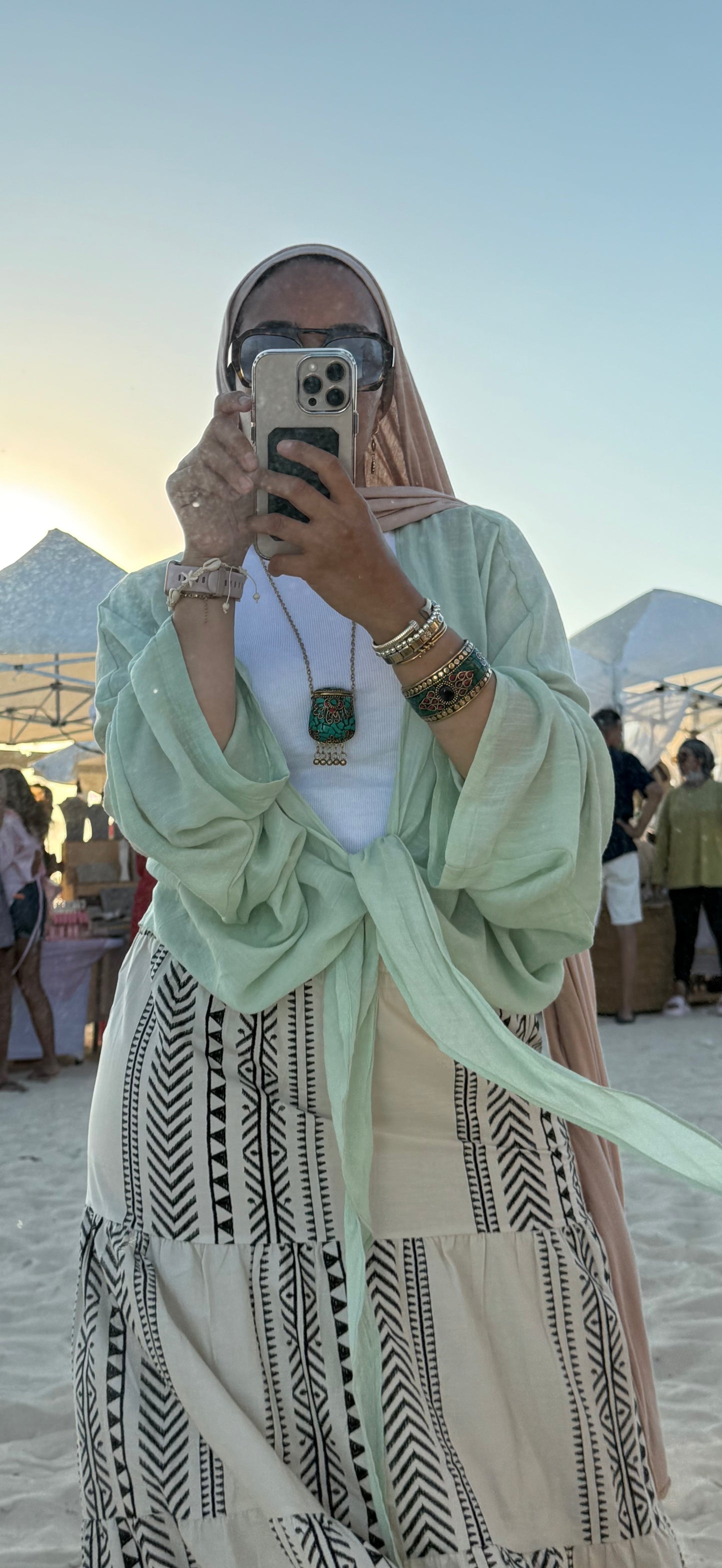 Ruffles Boho Skirt