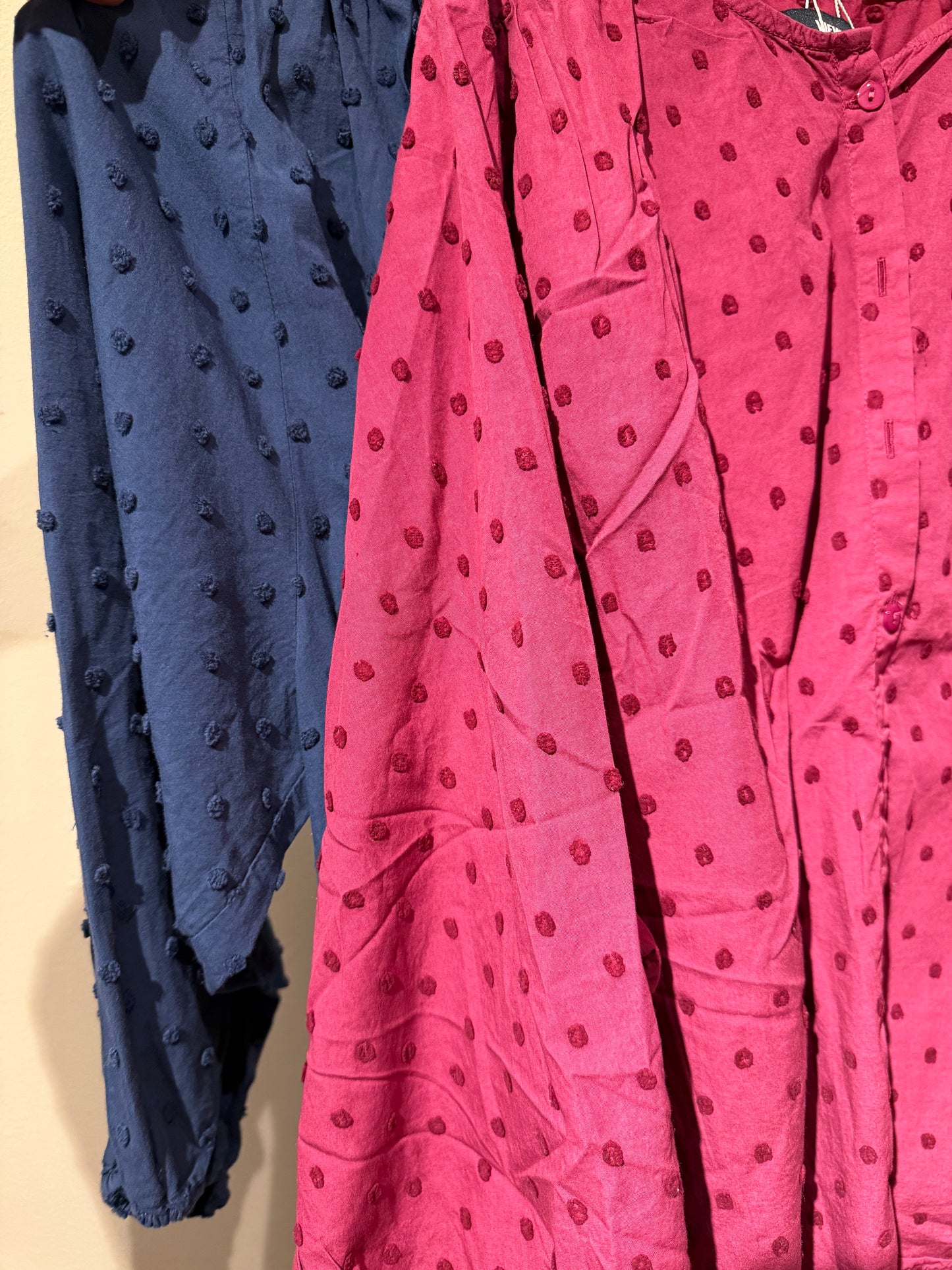 Polka Dots Puffy Blouse