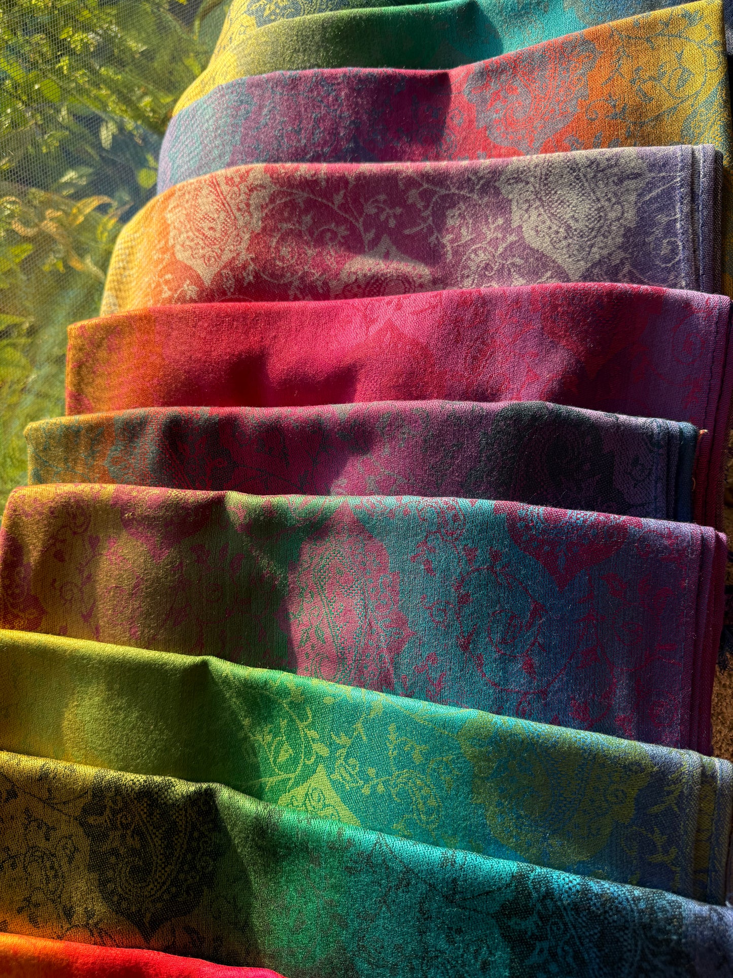 Color Wheel Pashmina Scarf