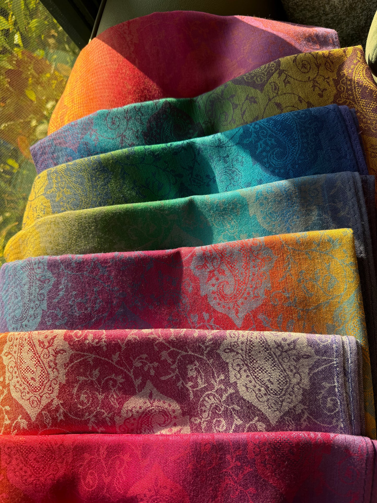 Color Wheel Pashmina Scarf