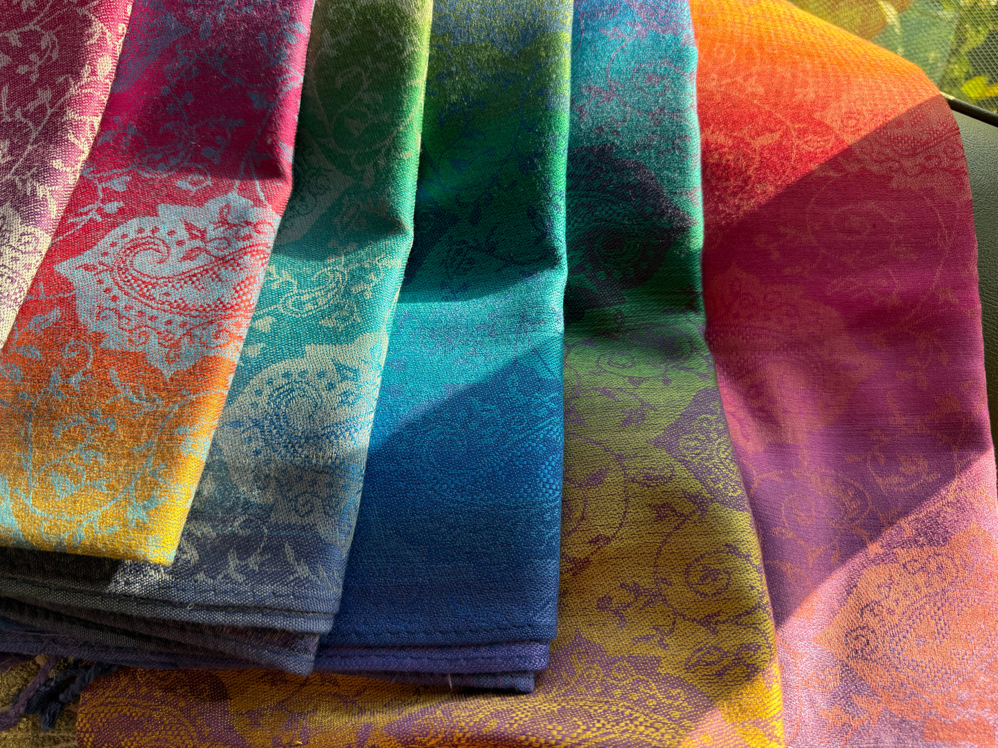 Color Wheel Pashmina Scarf