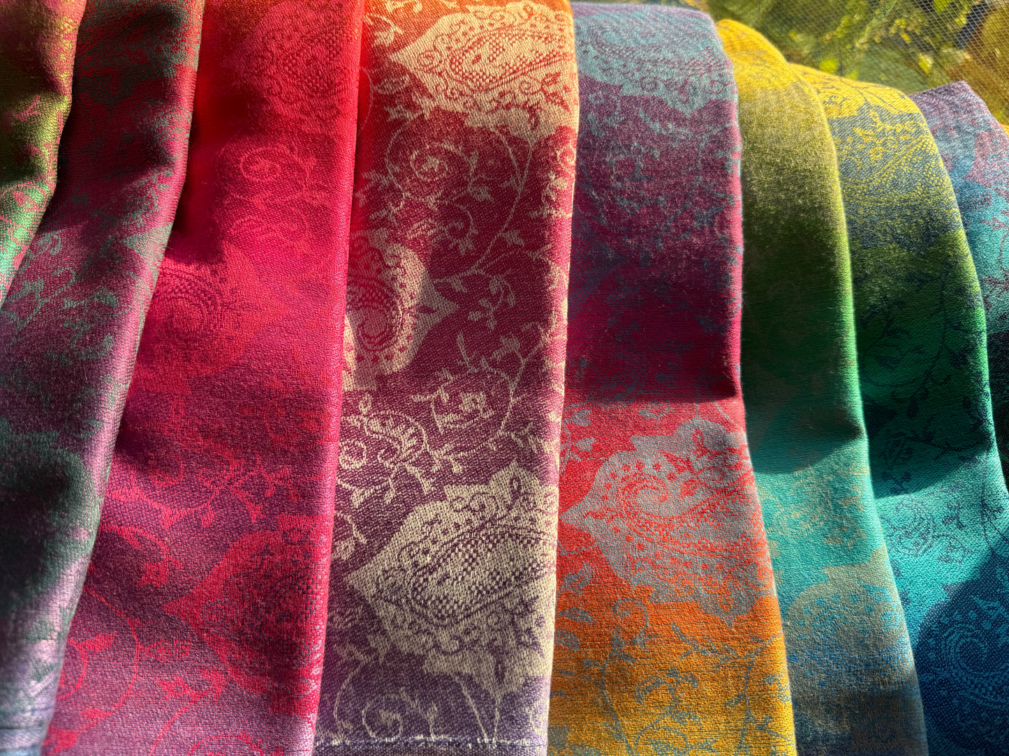 Color Wheel Pashmina Scarf