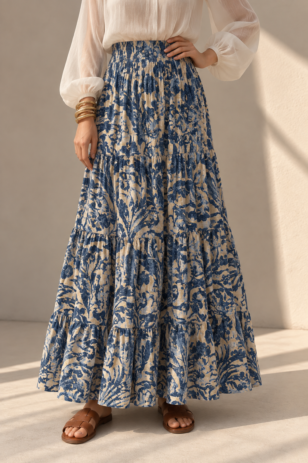 Ruffles Boho Skirt