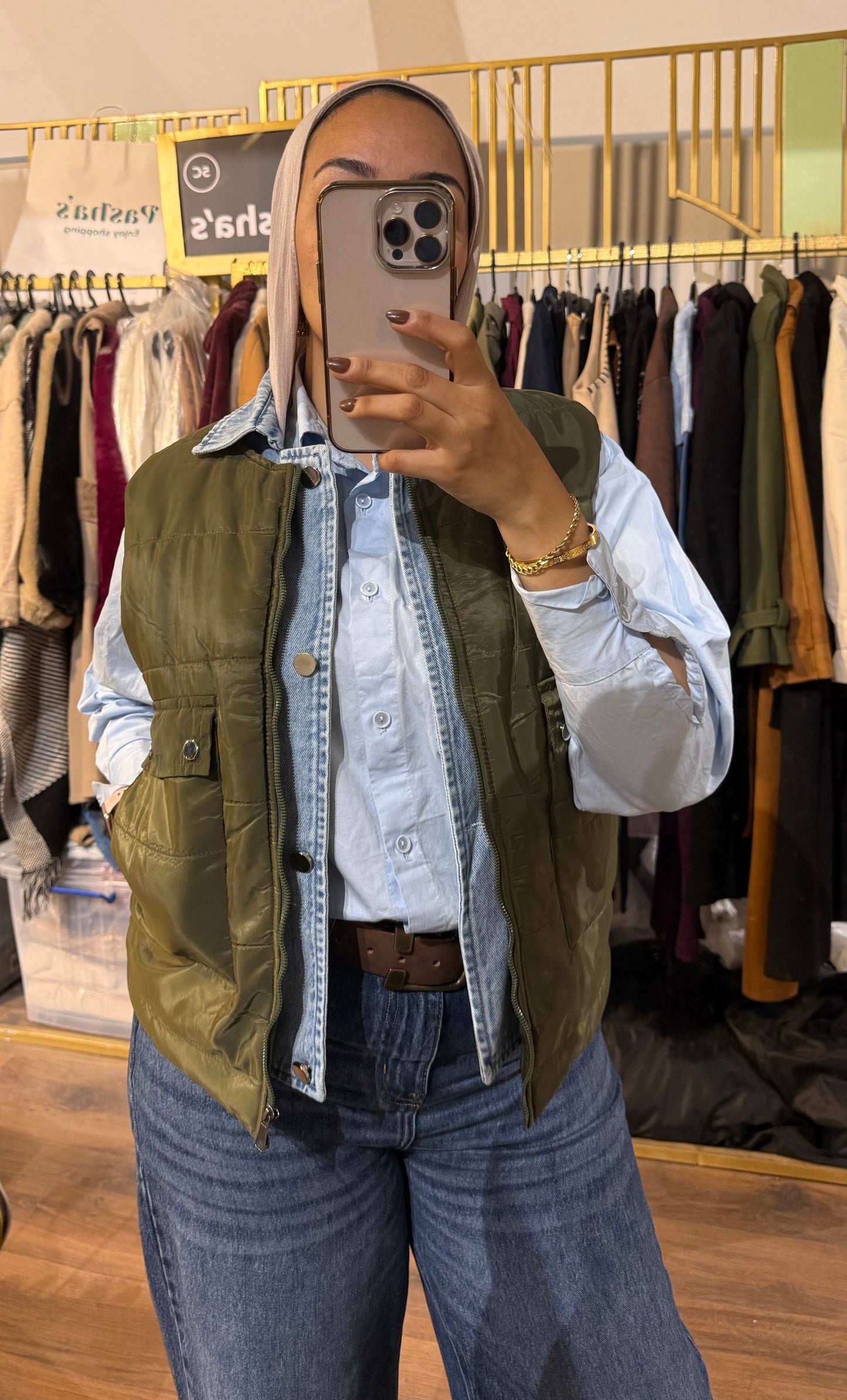 Pump x Denim Vest