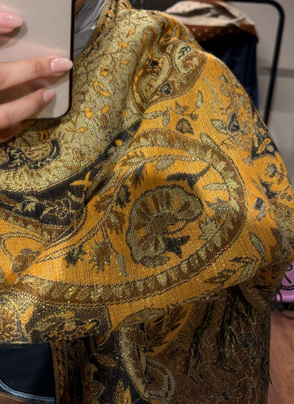 Glitter pashmina shawl